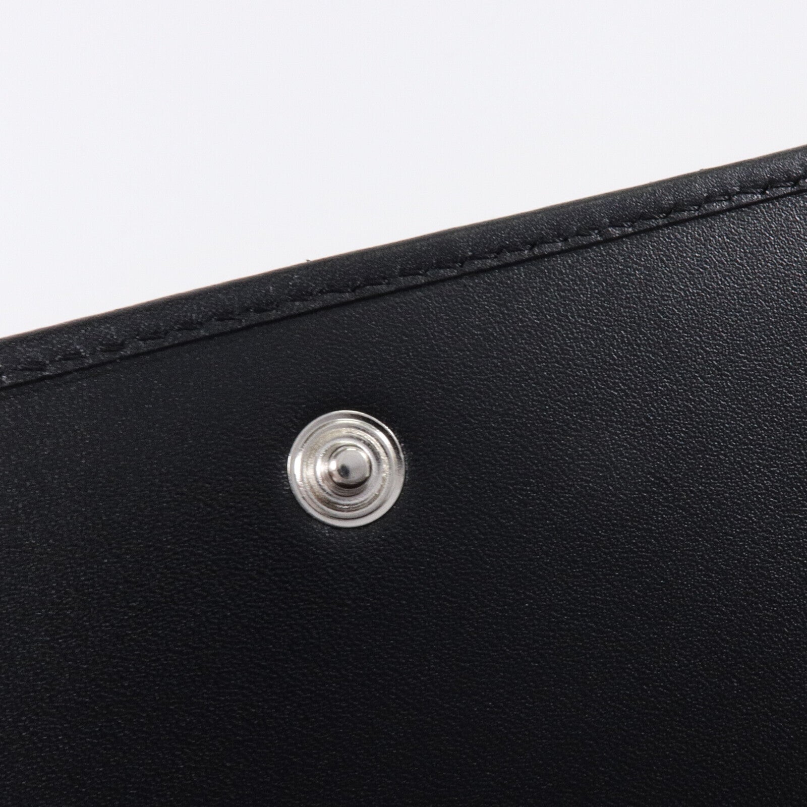 CHANEL 牛皮皮革Cambon Wallet銀扣長錢包
