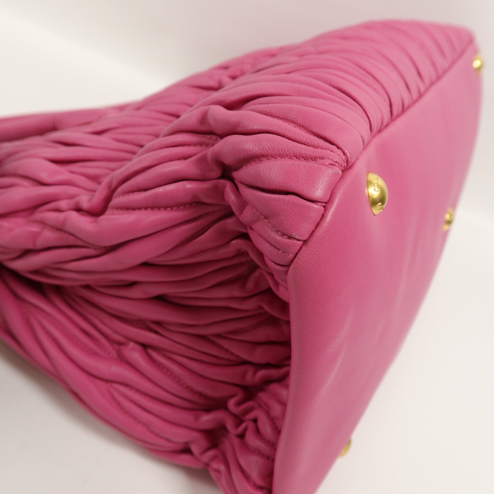 Miu Miu 羊皮皮革2 Way Shoulder手挽肩背兩用袋