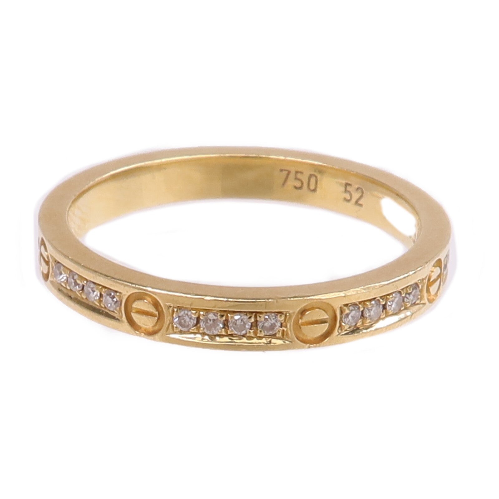 JEWELRY 【激減優惠】18K黃金Diamond Ring鑽石戒指#52/US#6