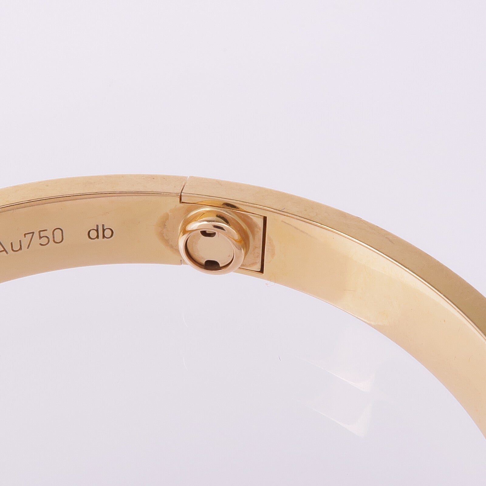 CARTIER 18K玫瑰金Love Bracelet手鐲Cartier#16