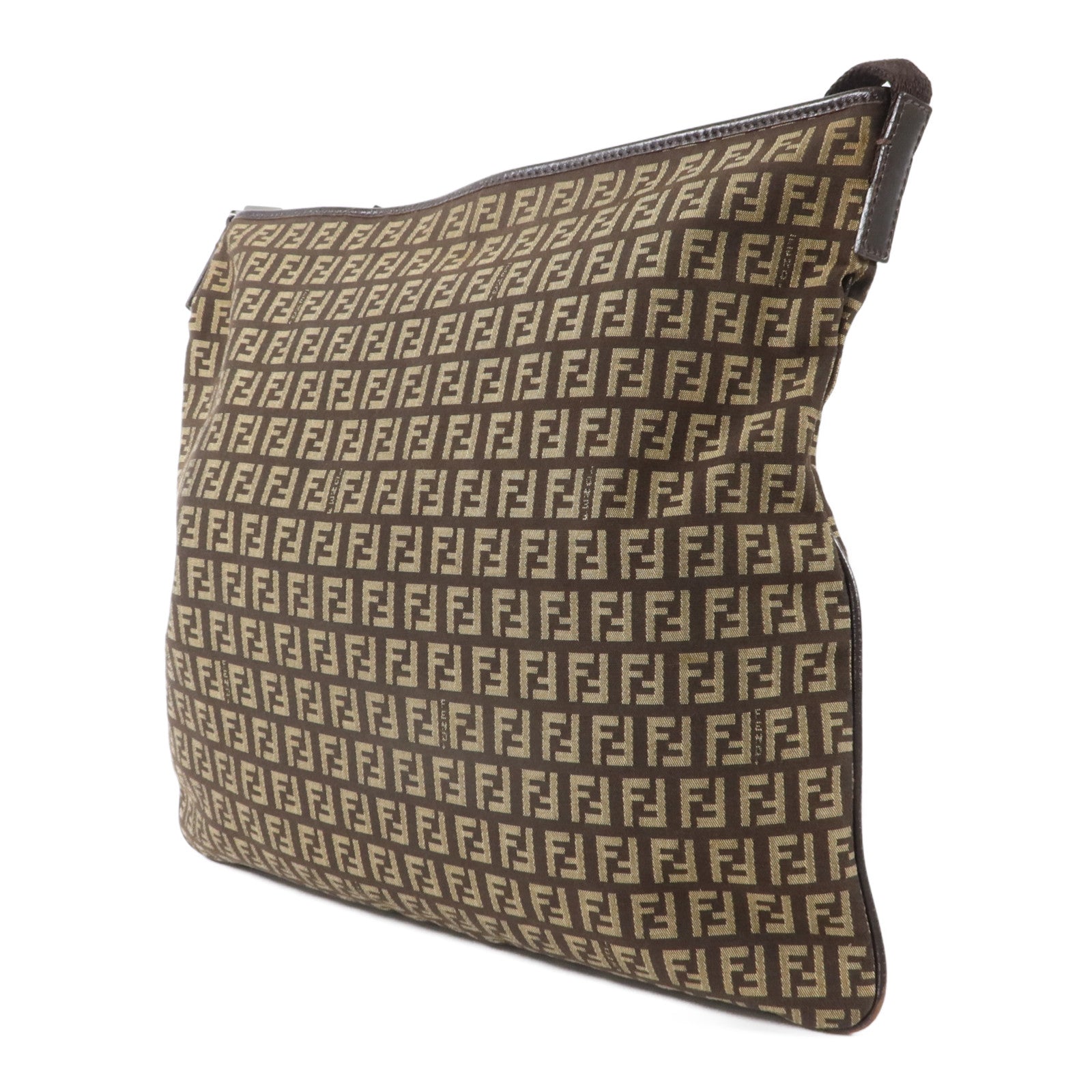 FENDI 帆布Zucchino Shoulder Bag肩背袋