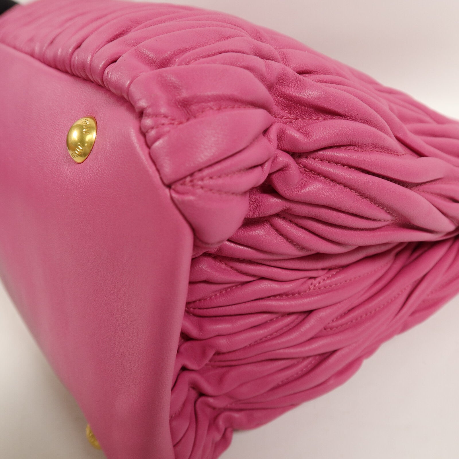 Miu Miu 羊皮皮革2 Way Shoulder手挽肩背兩用袋