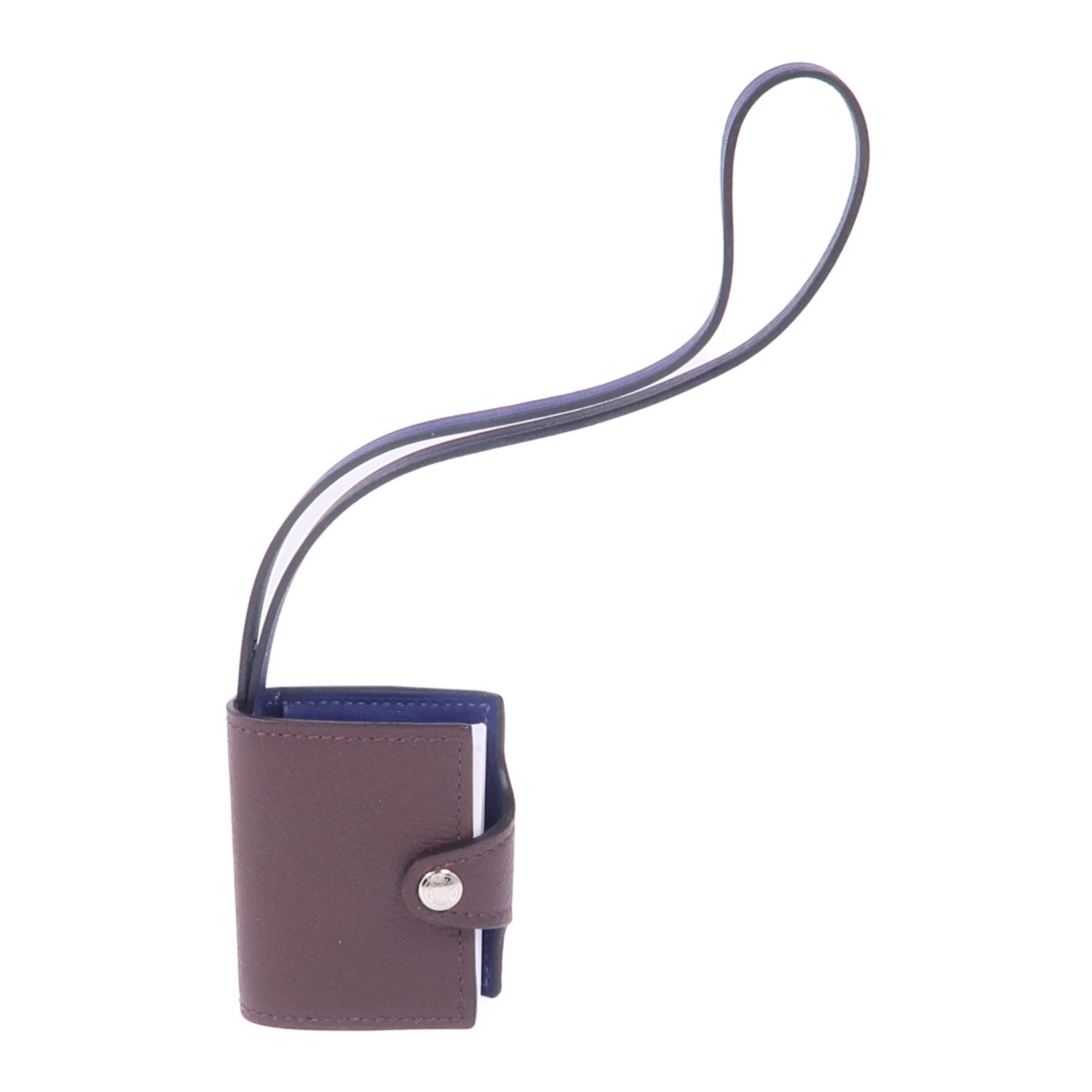 HERMES SHW Ulysse Nano Charm Evercolor Leather Rouge H