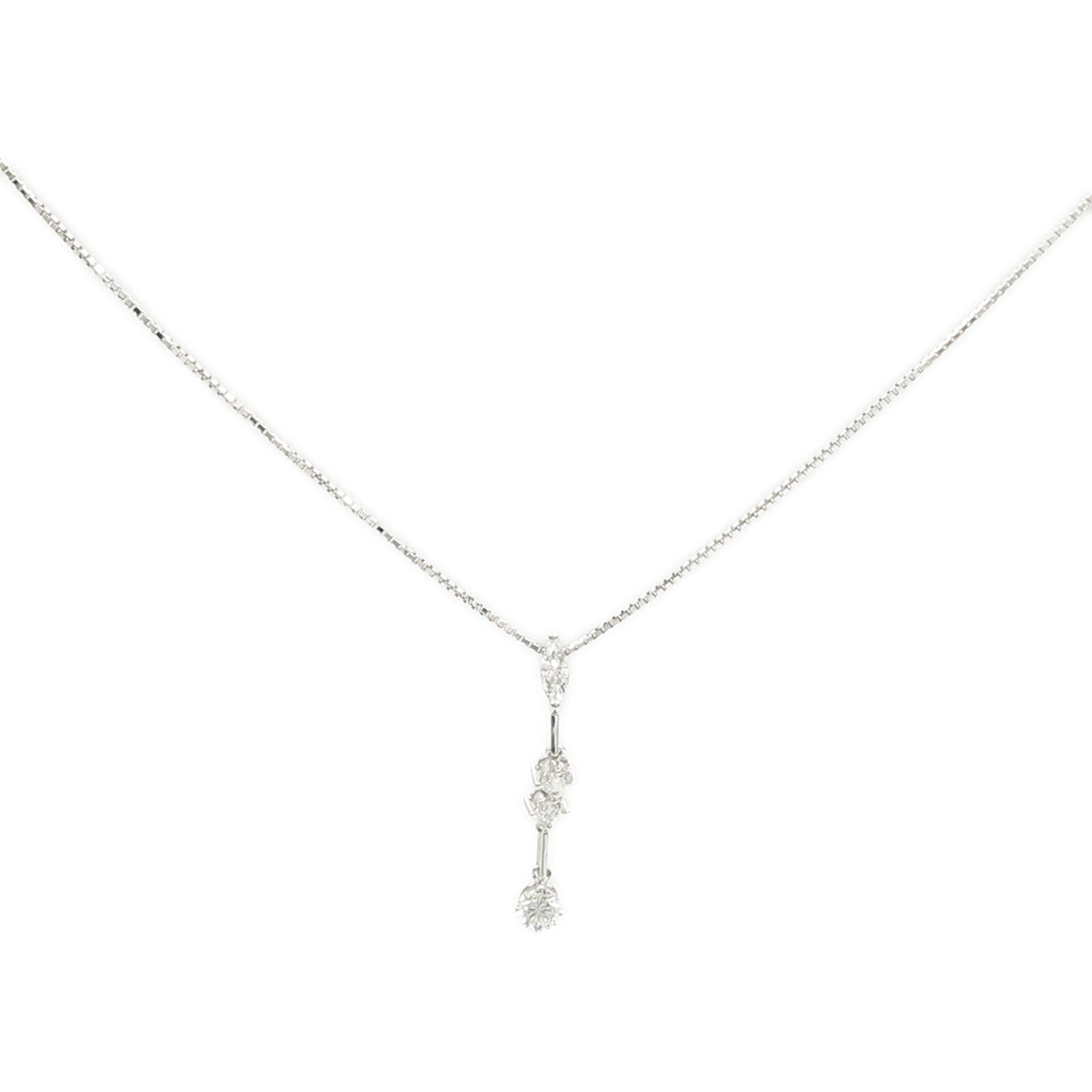 JEWELRY 18K白金Diamond Necklace鑽石項鍊