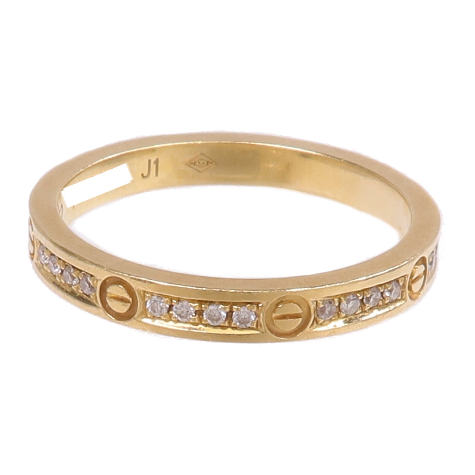 JEWELRY 【激減優惠】18K黃金Diamond Ring鑽石戒指#52/US#6
