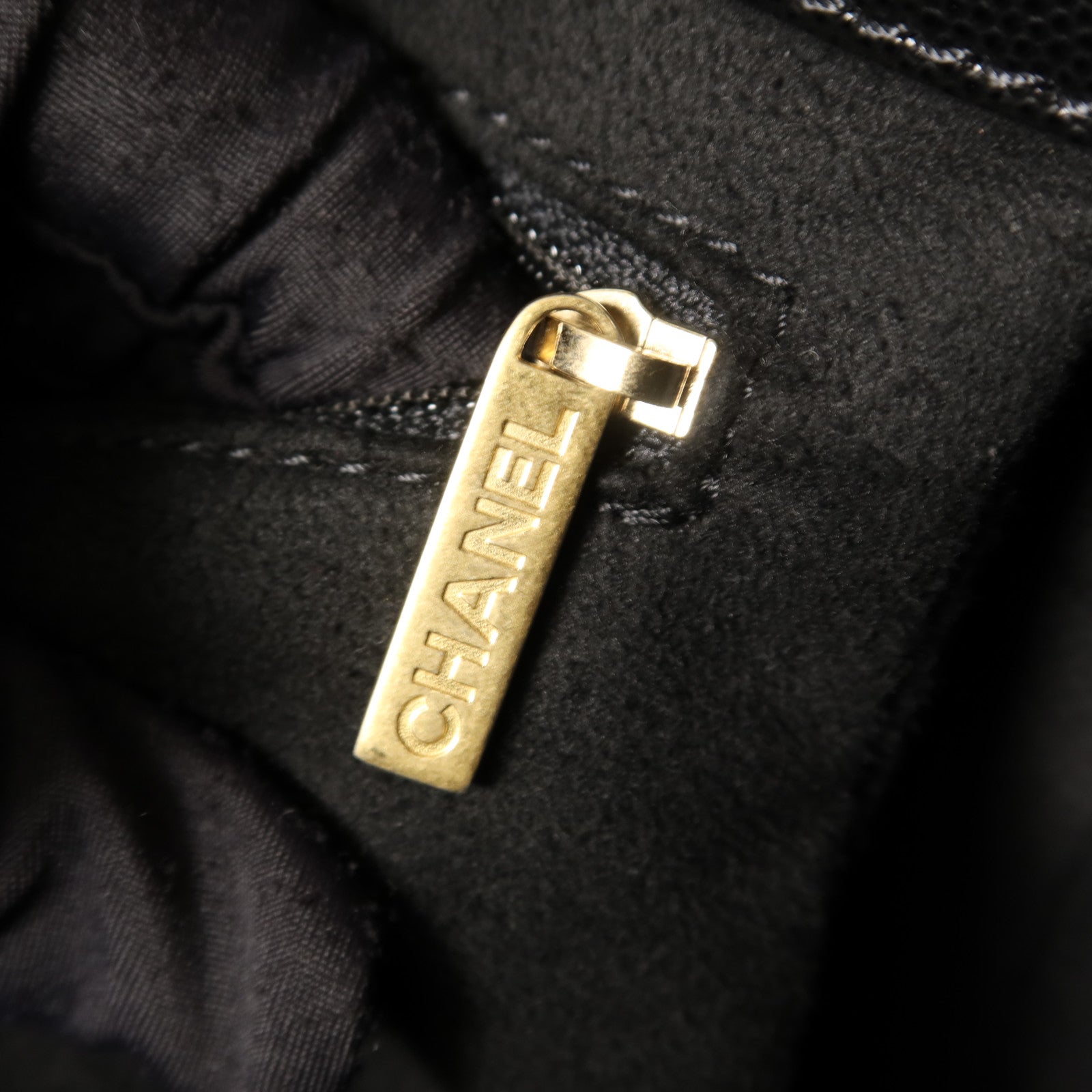 CHANEL 牛皮皮革Deauville金扣手挽肩背兩用袋