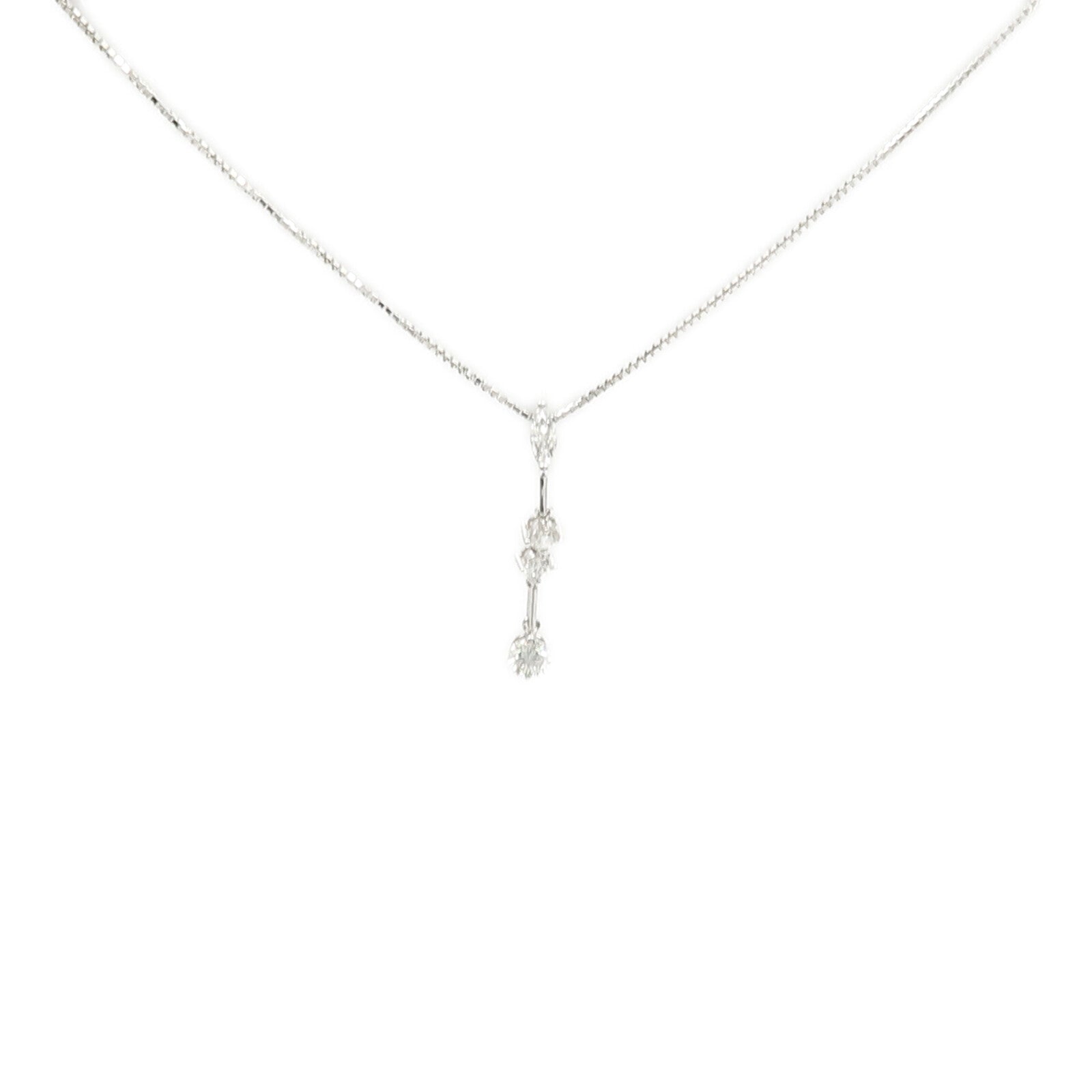 JEWELRY 18K白金Diamond Necklace鑽石項鍊