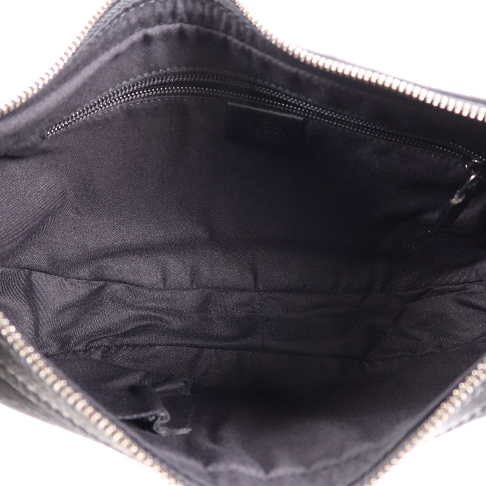 GUCCI 帆布Shoulder Bag銀扣肩背袋