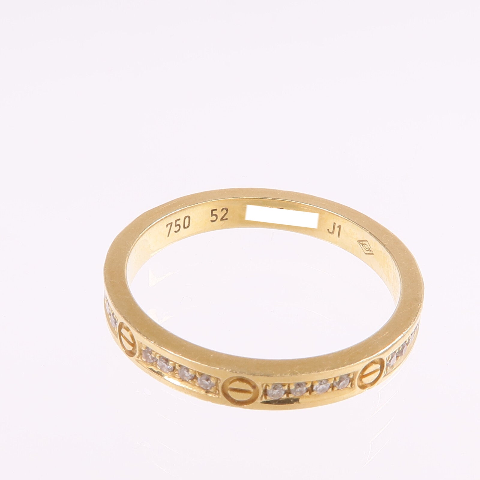 JEWELRY 【激減優惠】18K黃金Diamond Ring鑽石戒指#52/US#6