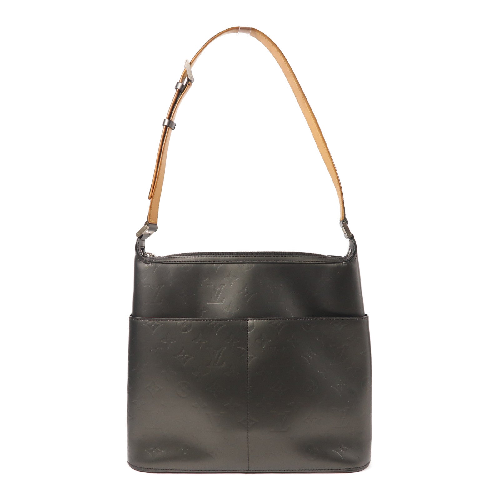 LOUIS VUITTON Monogram Matt Sutter銀扣肩背袋