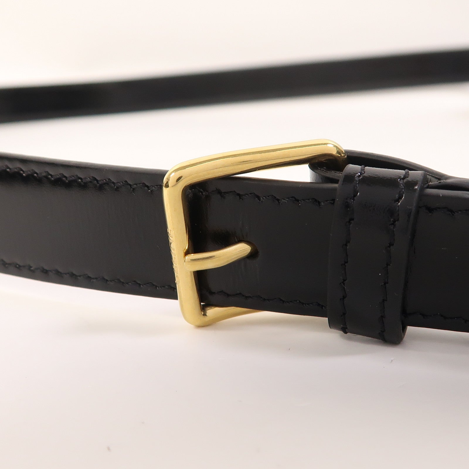 CELINE 牛皮皮革Classique Triomphe金扣肩背袋