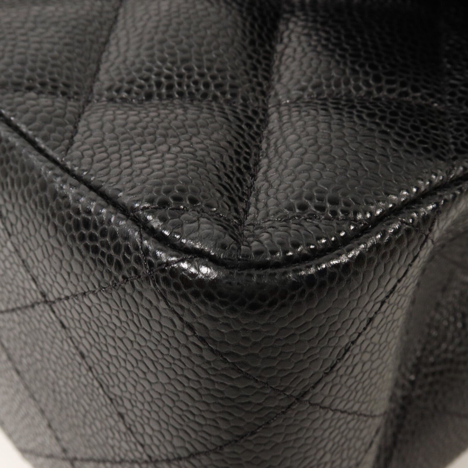 CHANEL 牛皮皮革Large Classic鏈帶肩背袋