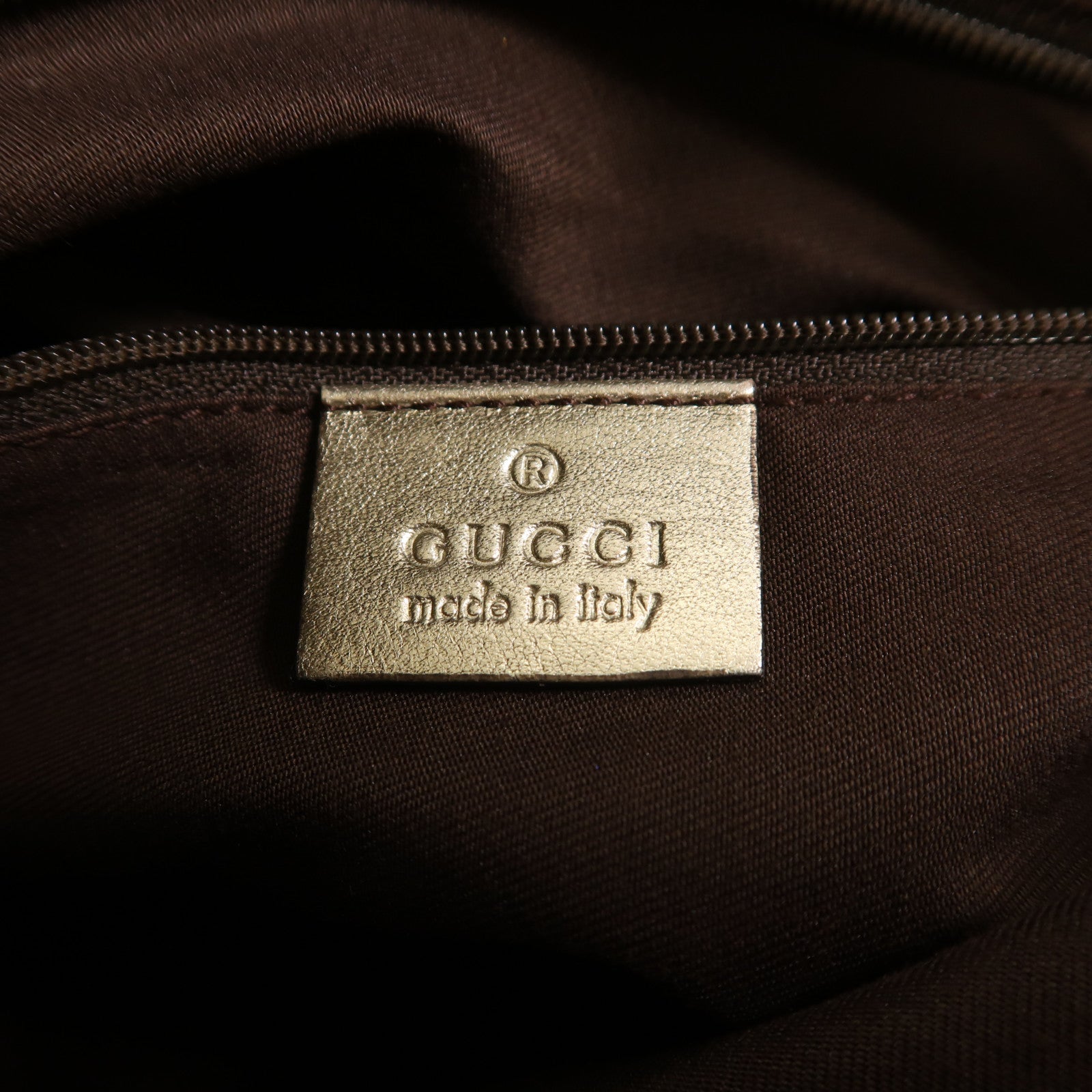 GUCCI 帆布Shoulder Bag金扣肩背袋