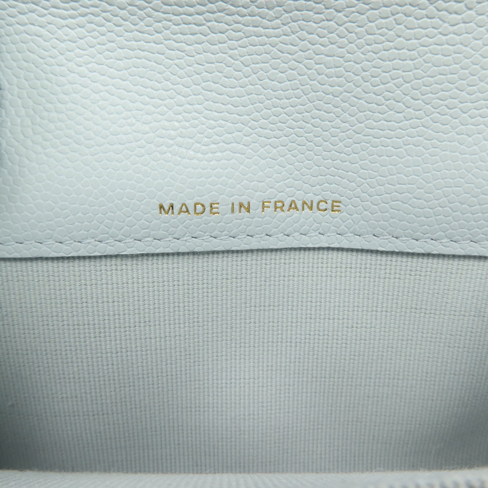 CHANEL 牛皮皮革Card Case銀扣卡片套