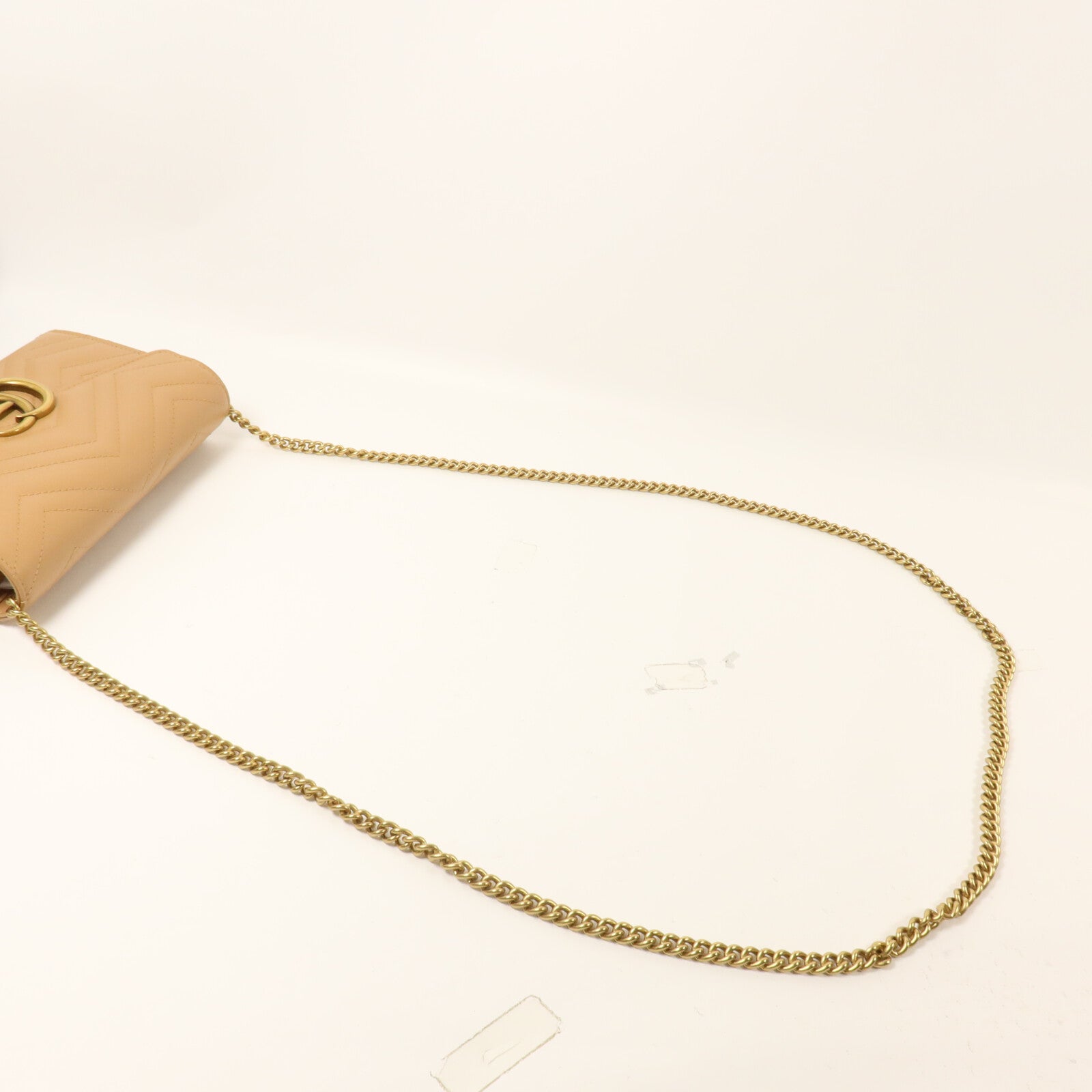 GUCCI 牛皮皮革GG Marmont Wallet on Chain鏈帶肩背袋
