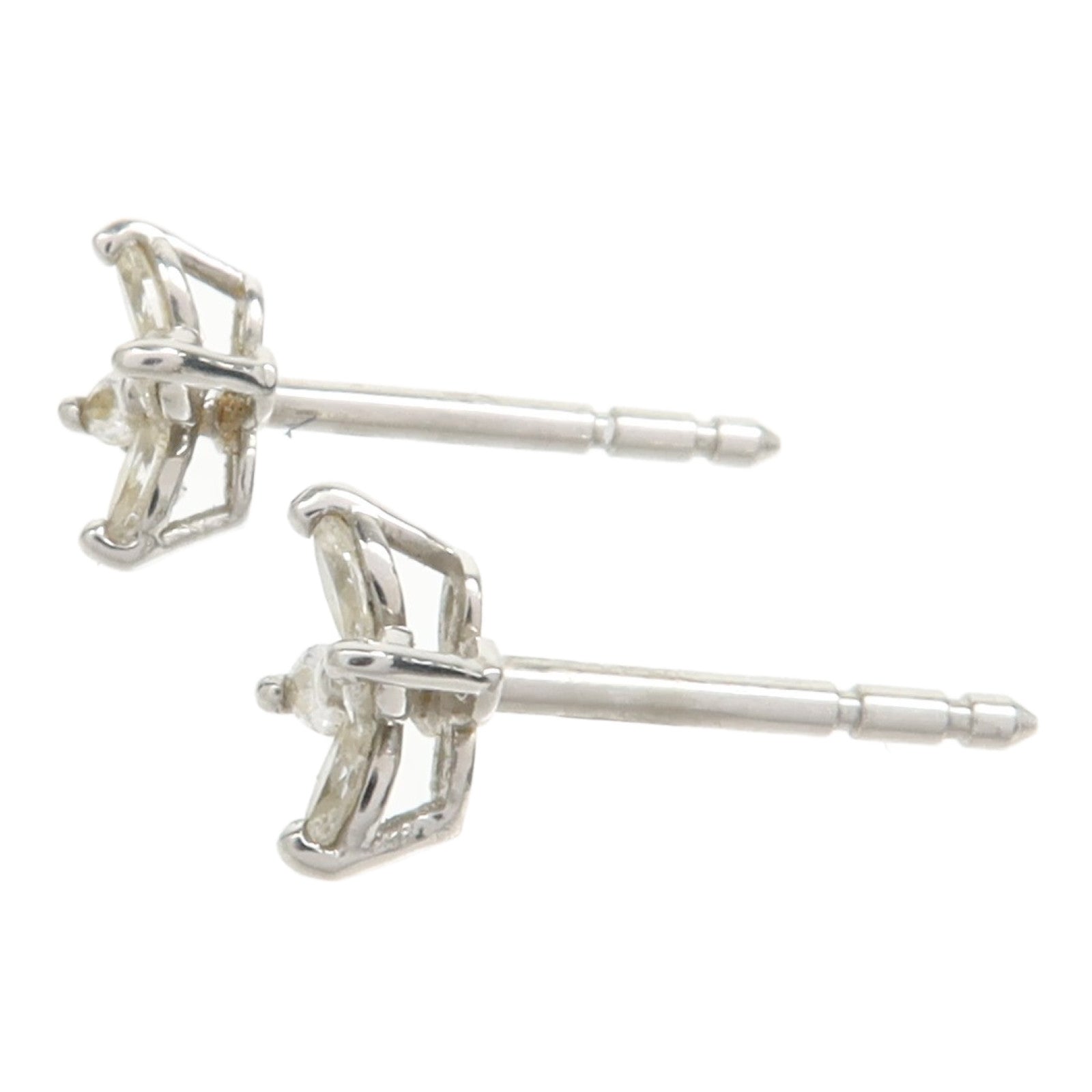 TIFFANY＆CO PT950鉑金Diamond Victoria Mini鑽石耳環