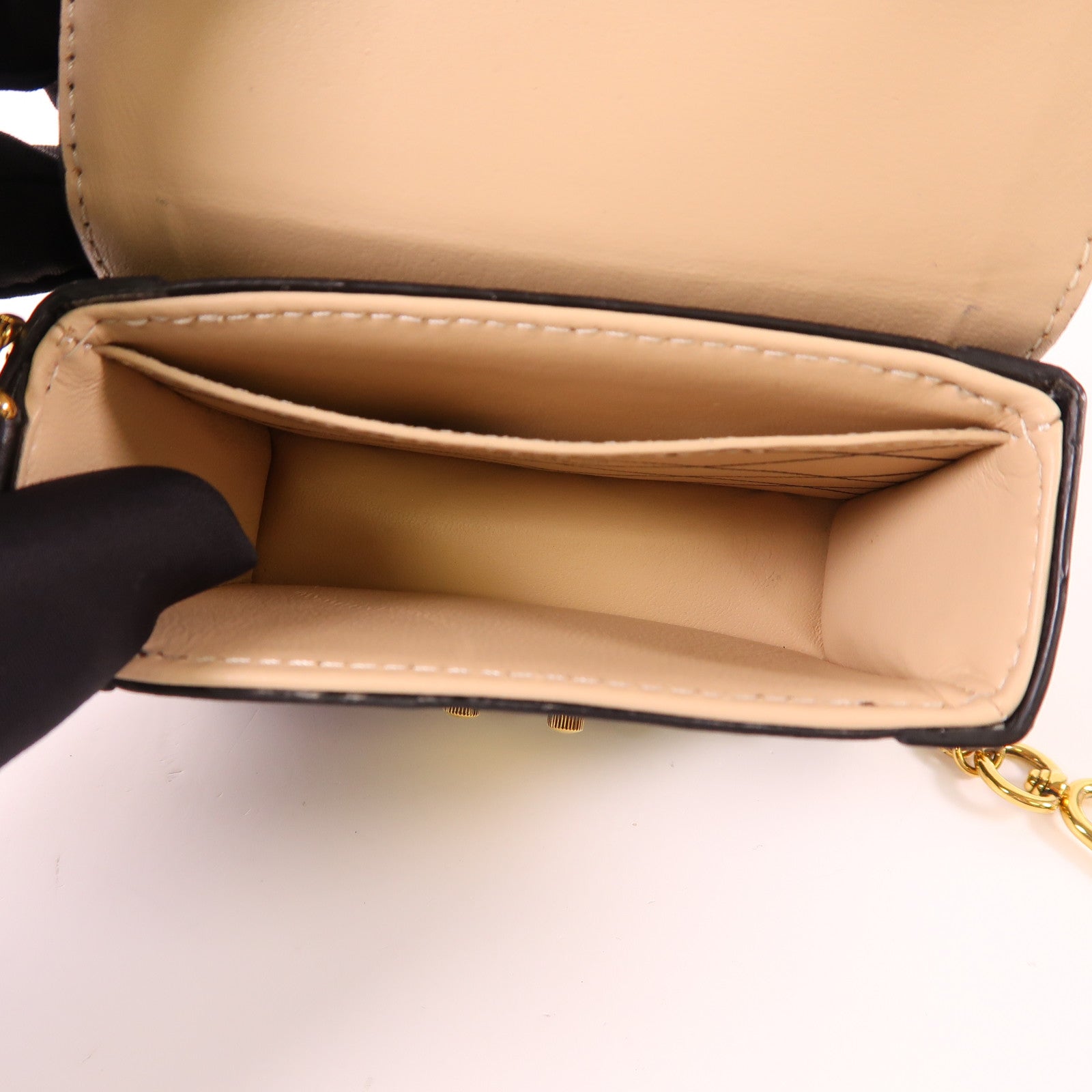 LOUIS VUITTON Monogram Macassar Essential Trunk金扣掛飾