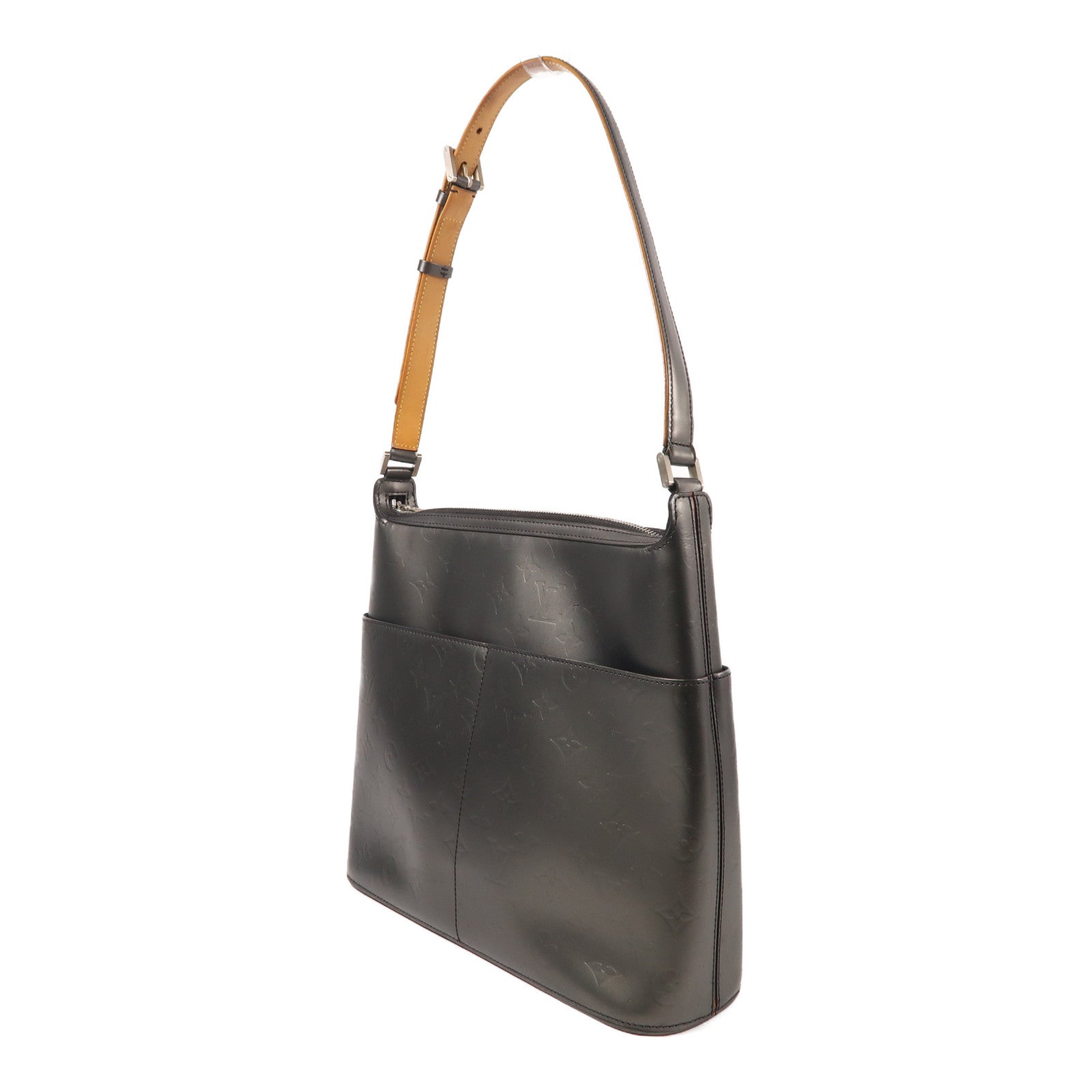 LOUIS VUITTON Monogram Matt Sutter銀扣肩背袋