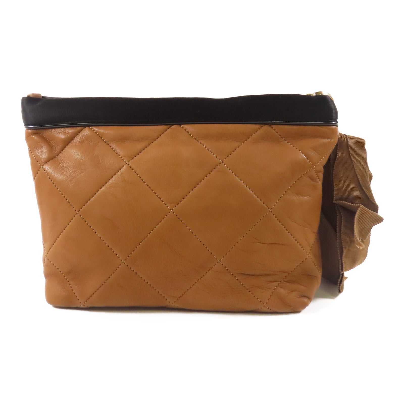 LANVIN 手袋　羊皮　美品 LANVIN ランバン 手袋 未使用品 カーキ レザー レディース