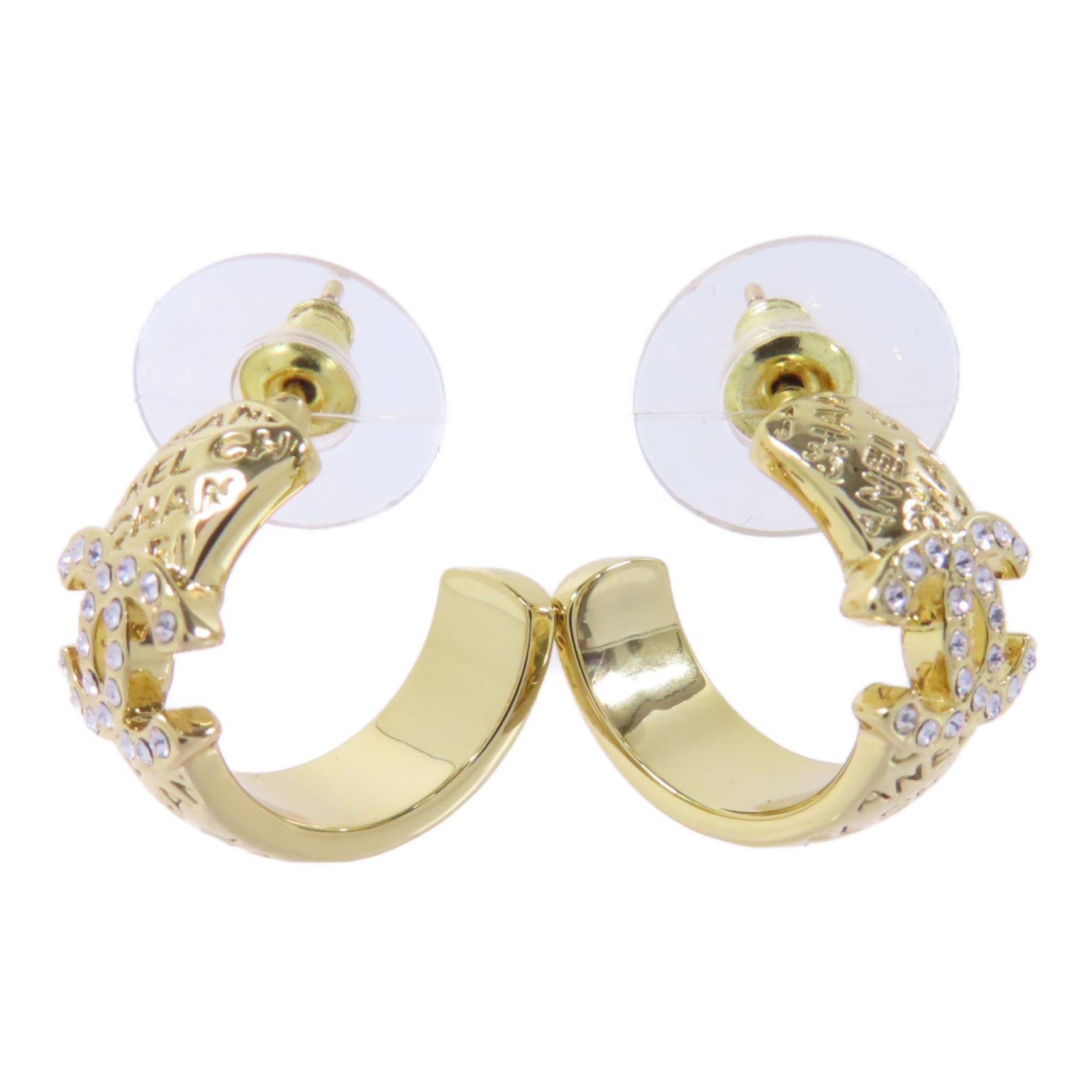 CHANEL 金屬Earrings耳環金色
