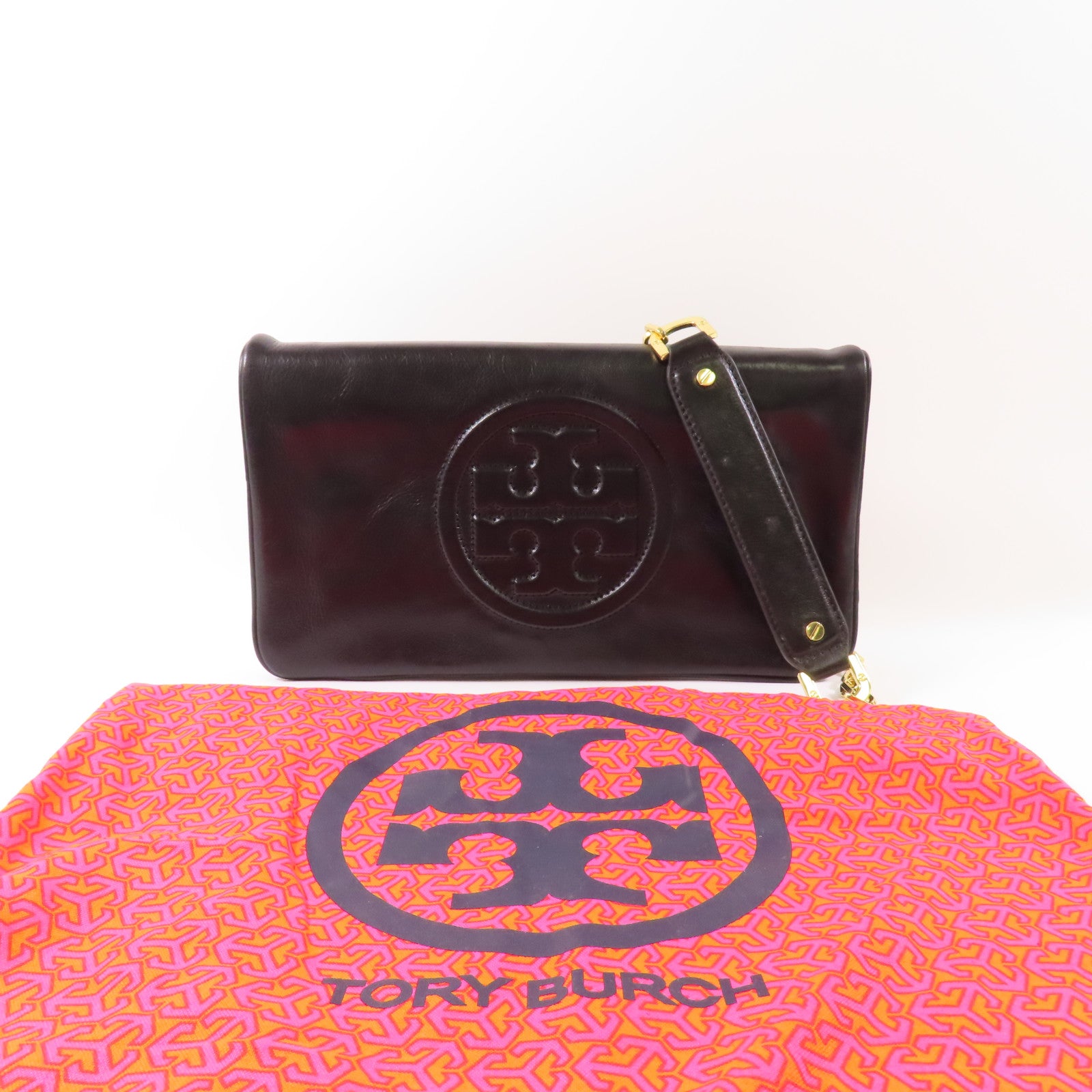 牛皮皮革Chain Shoulder金扣鏈帶肩背袋