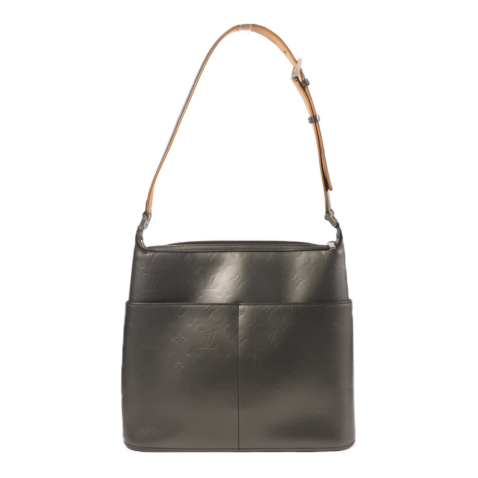 LOUIS VUITTON Monogram Matt Sutter銀扣肩背袋