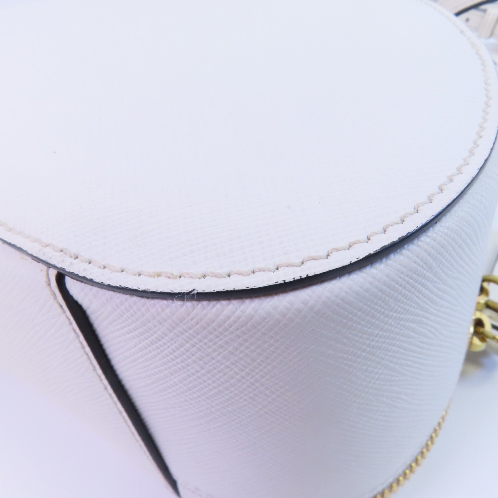 PRADA 牛皮皮革2Way Shoulder Bag金扣手挽肩背兩用袋
