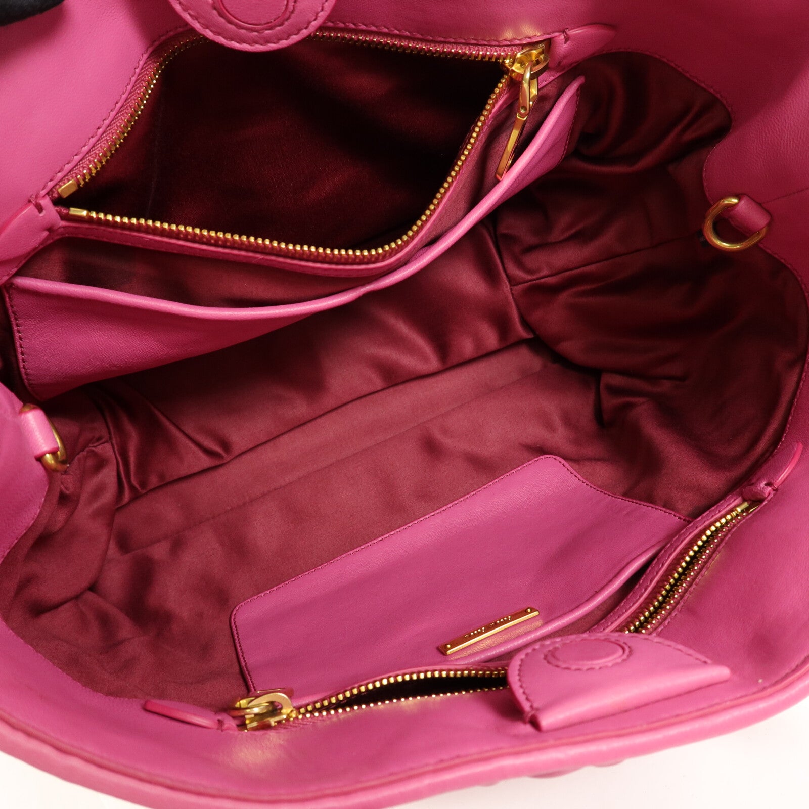 Miu Miu 羊皮皮革2 Way Shoulder手挽肩背兩用袋