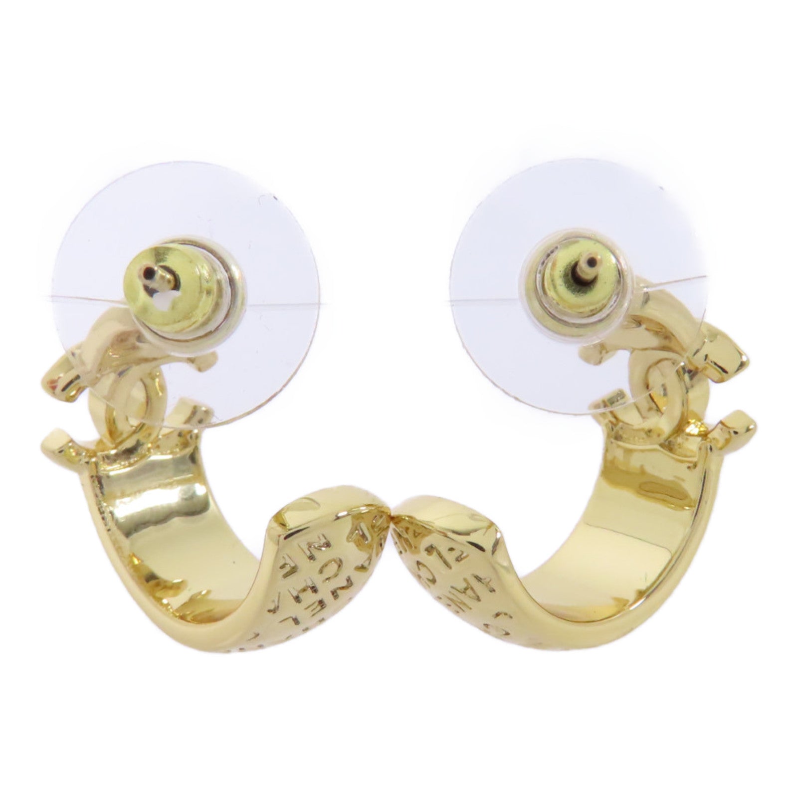 CHANEL 金屬Earrings耳環金色