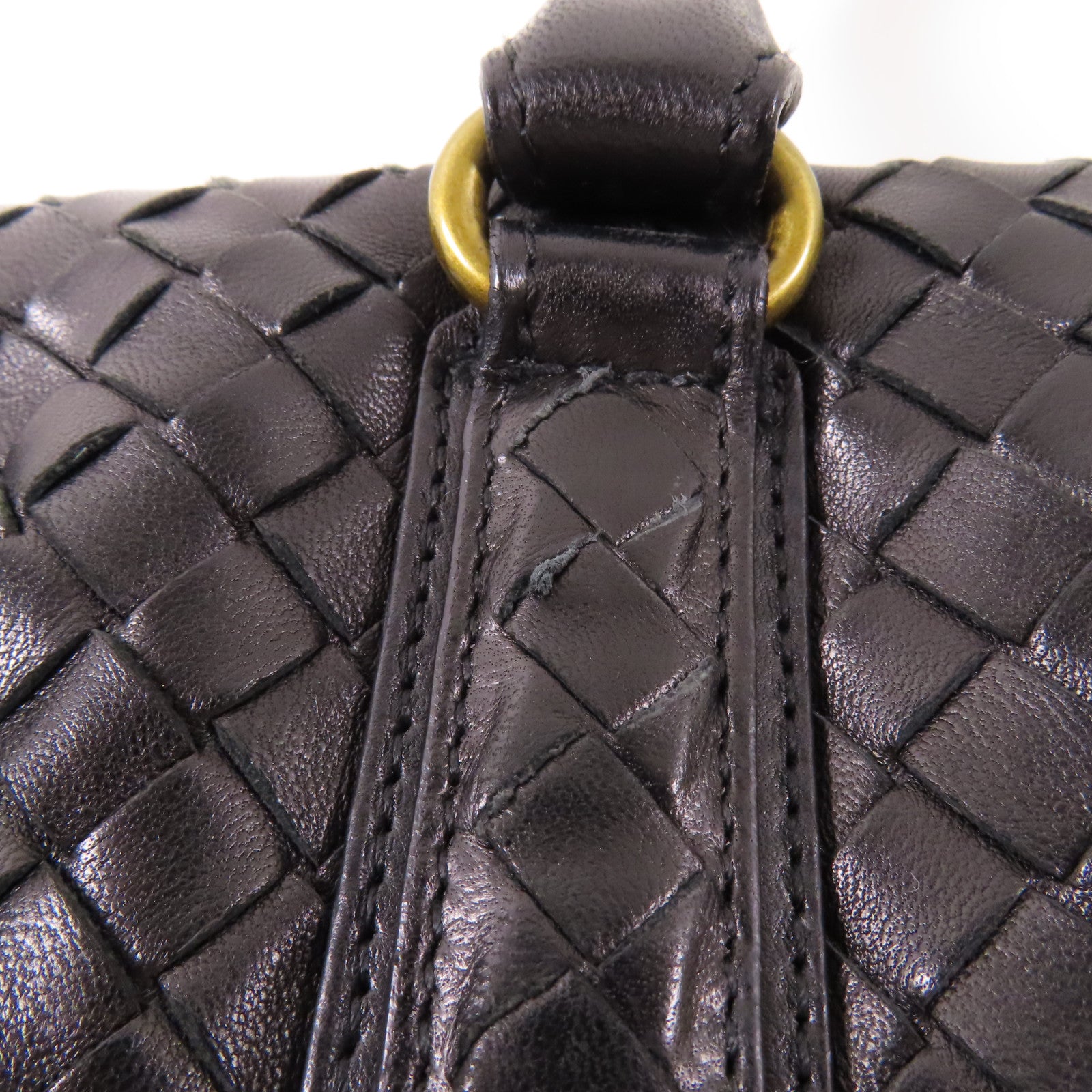 BOTTEGA VENETA 牛皮皮革Hand Bag金扣手挽袋