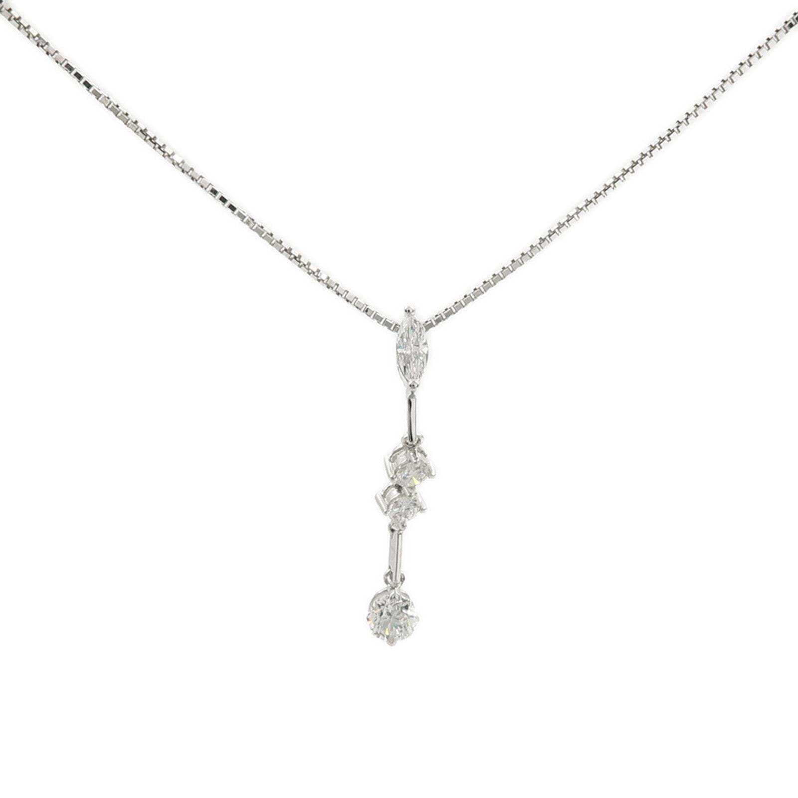 JEWELRY 18K白金Diamond Necklace鑽石項鍊