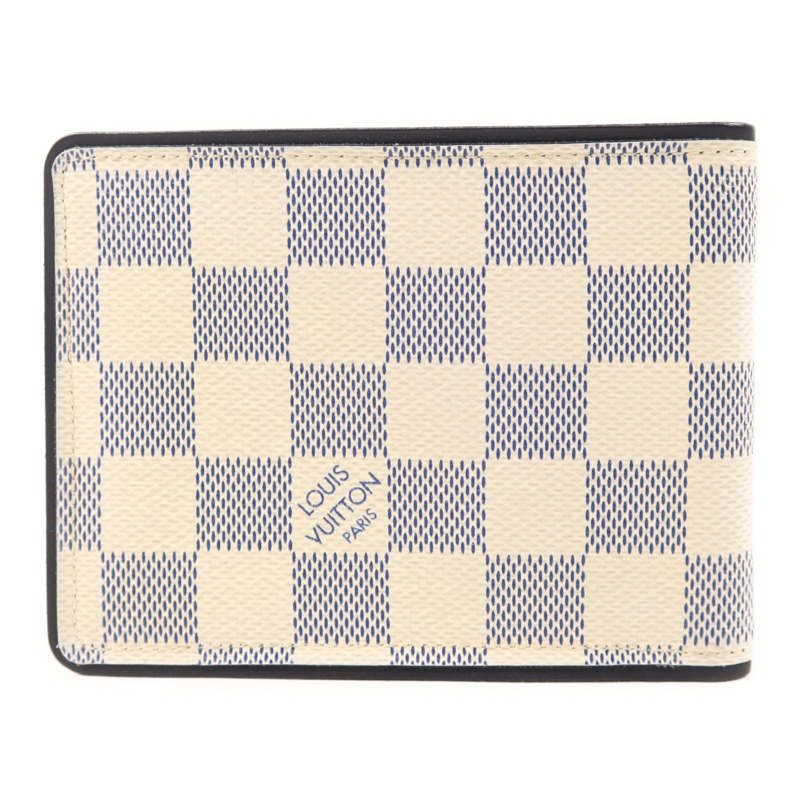 LOUIS VUITTON Damier Azur Bi-Fold Multiple Wallet錢包
