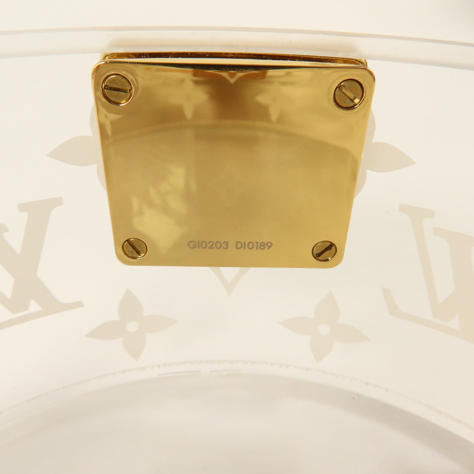 LOUIS VUITTON PVC Scott Case金扣收纳盒