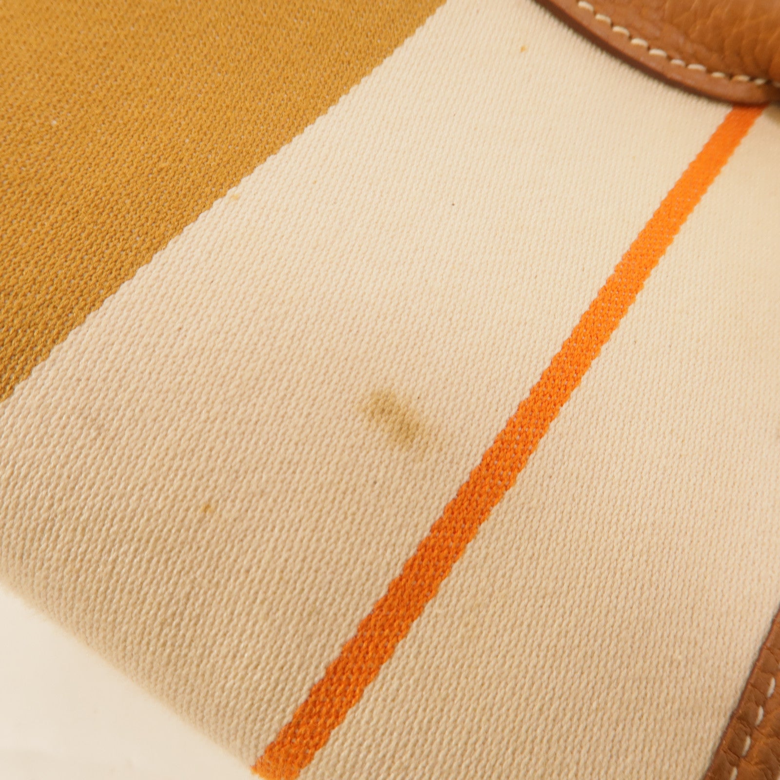 HERMES 帆布Garden Party PM手挽袋Multicolor