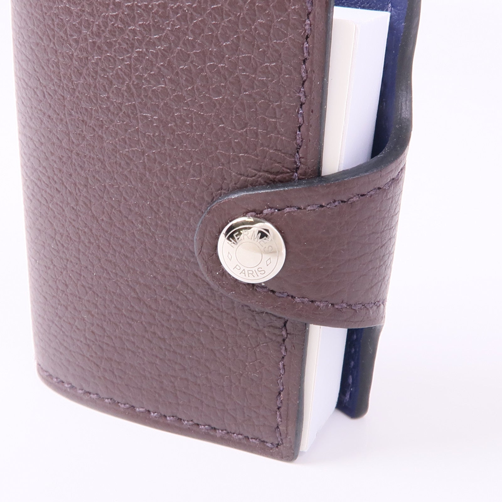 HERMES SHW Ulysse Nano Charm Evercolor Leather Rouge H