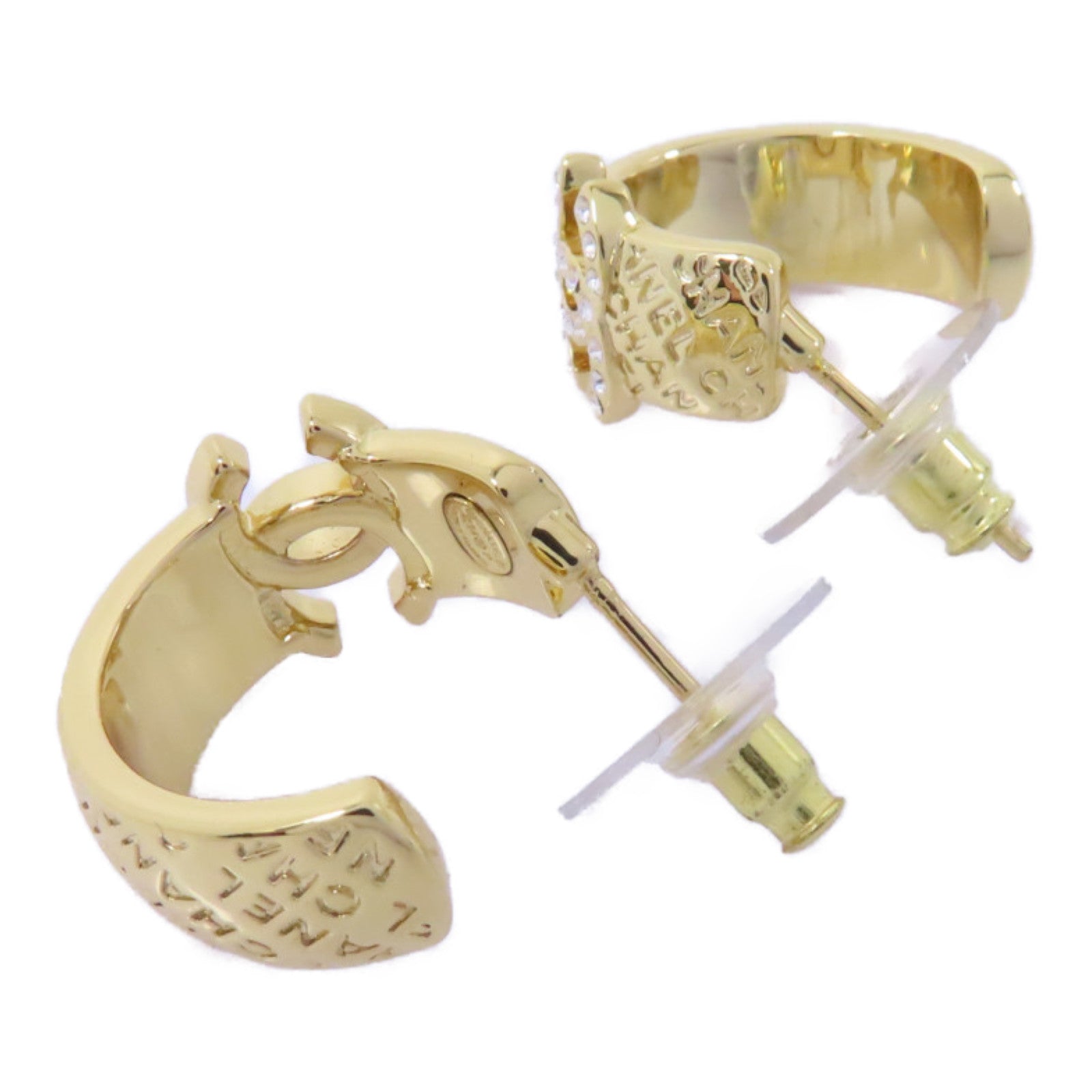 CHANEL 金屬Earrings耳環金色