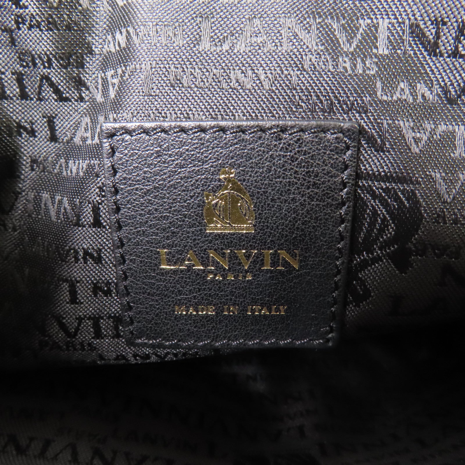 LANVIN 【激減優惠】羊皮皮革Clutch手拿包