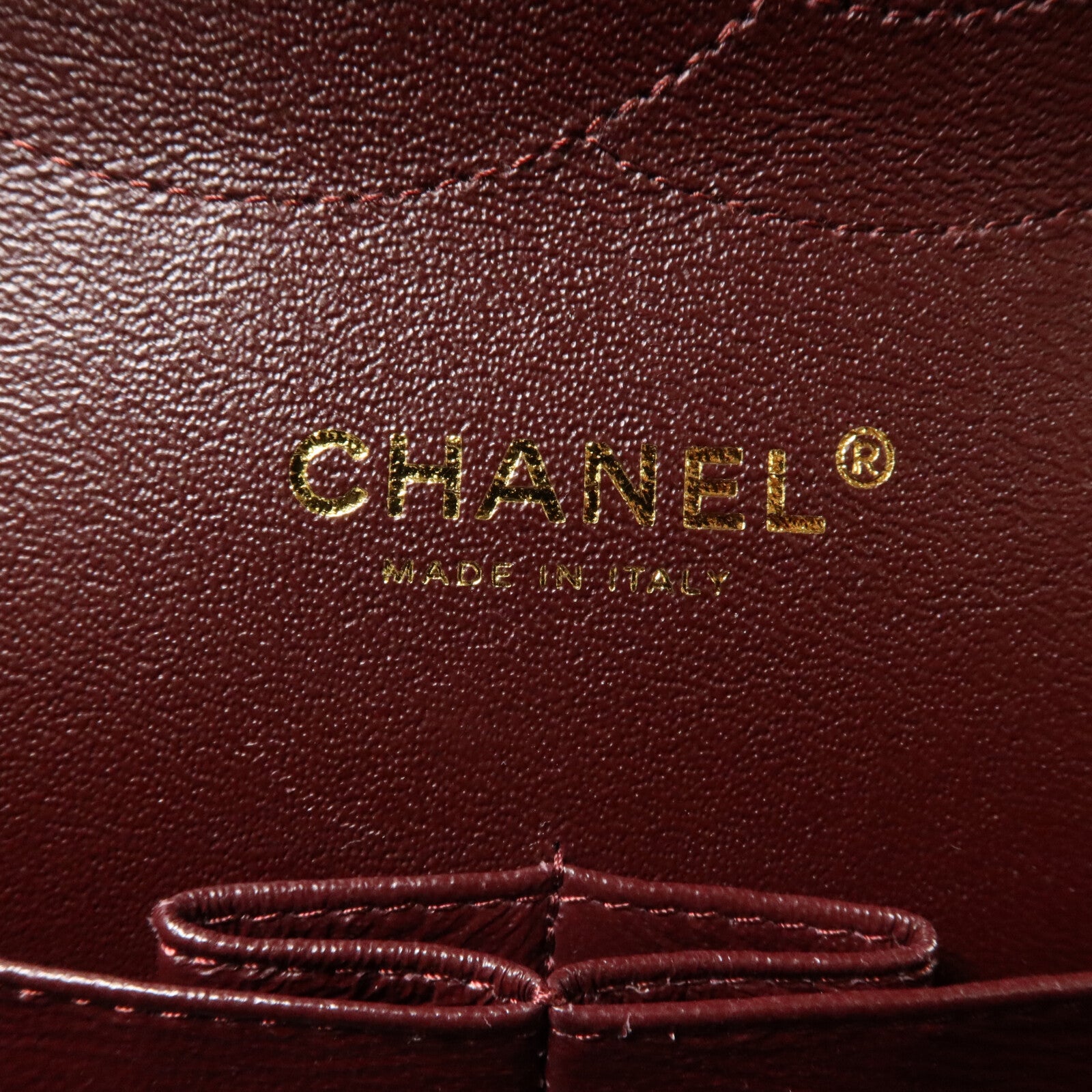CHANEL 牛皮皮革Large Classic鏈帶肩背袋