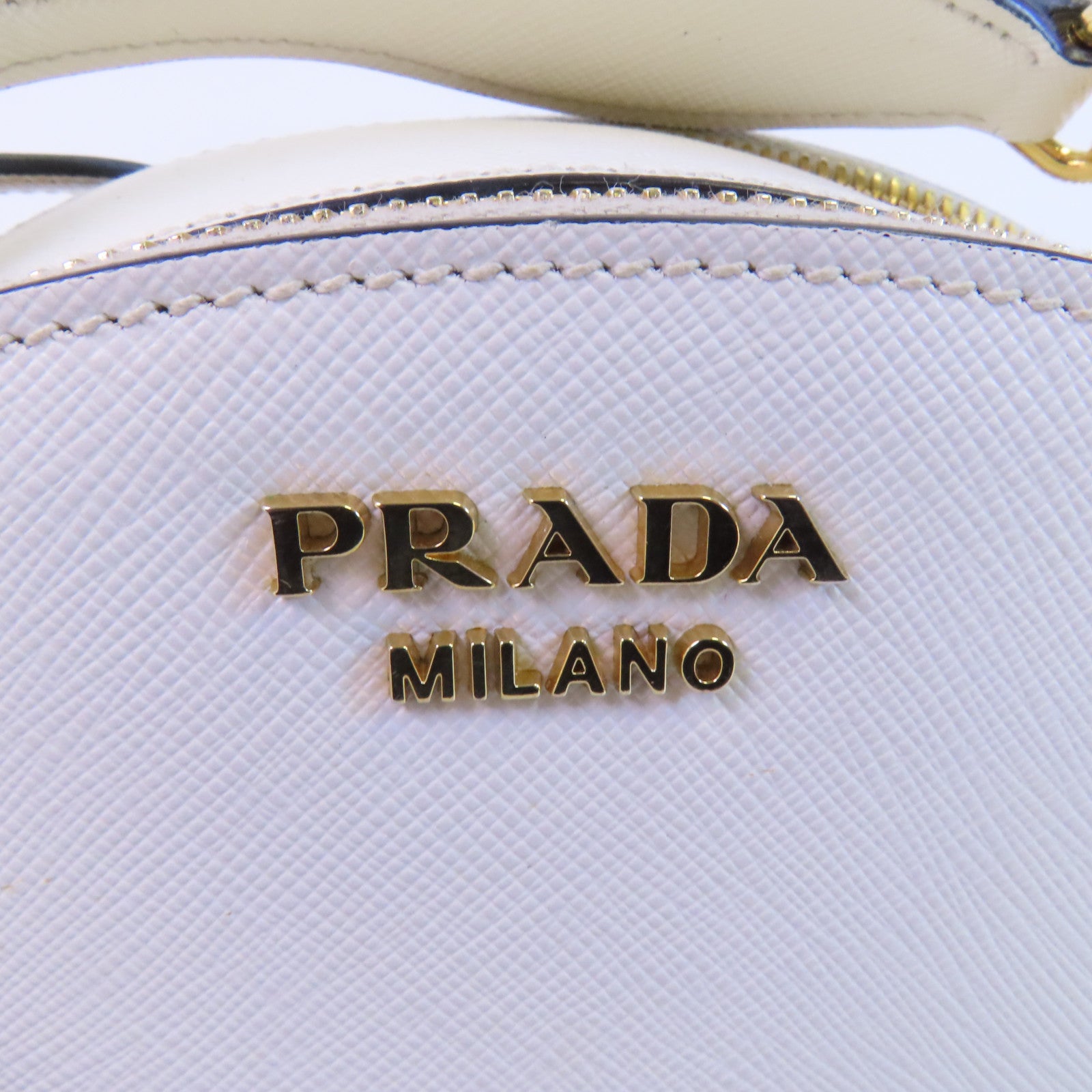 PRADA 牛皮皮革2Way Shoulder Bag金扣手挽肩背兩用袋