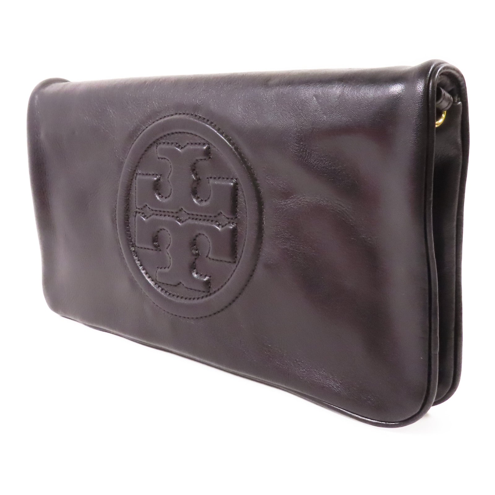 牛皮皮革Chain Shoulder金扣鏈帶肩背袋