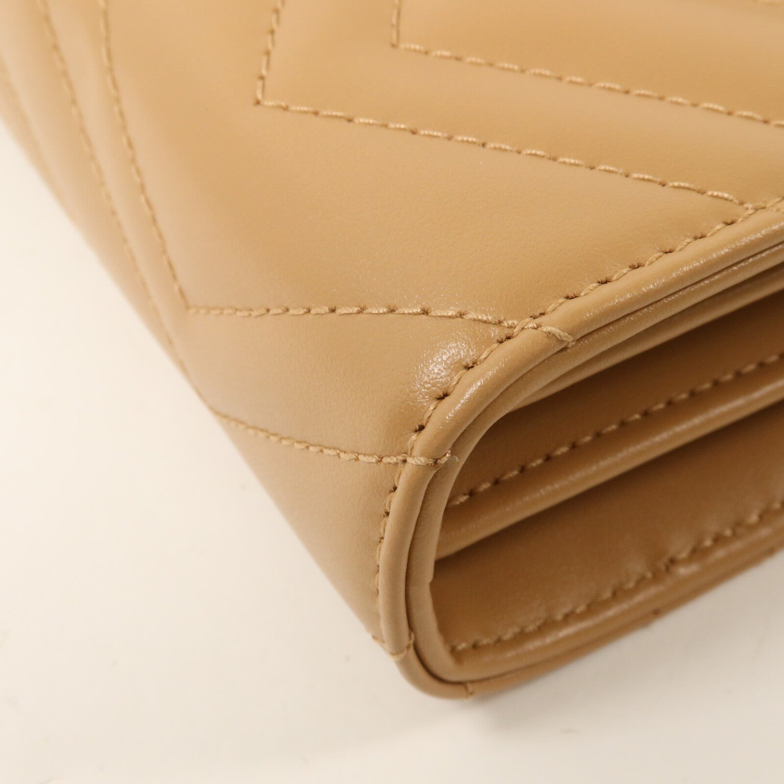 GUCCI 牛皮皮革GG Marmont Wallet on Chain鏈帶肩背袋