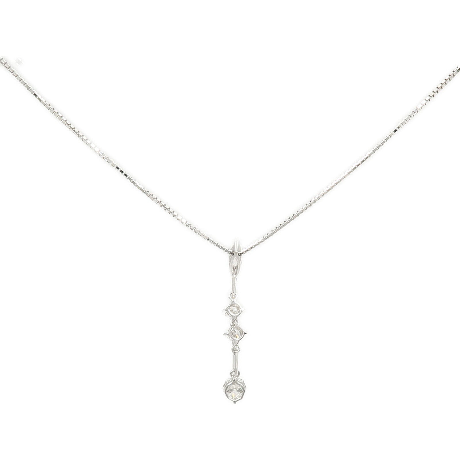 JEWELRY 18K白金Diamond Necklace鑽石項鍊