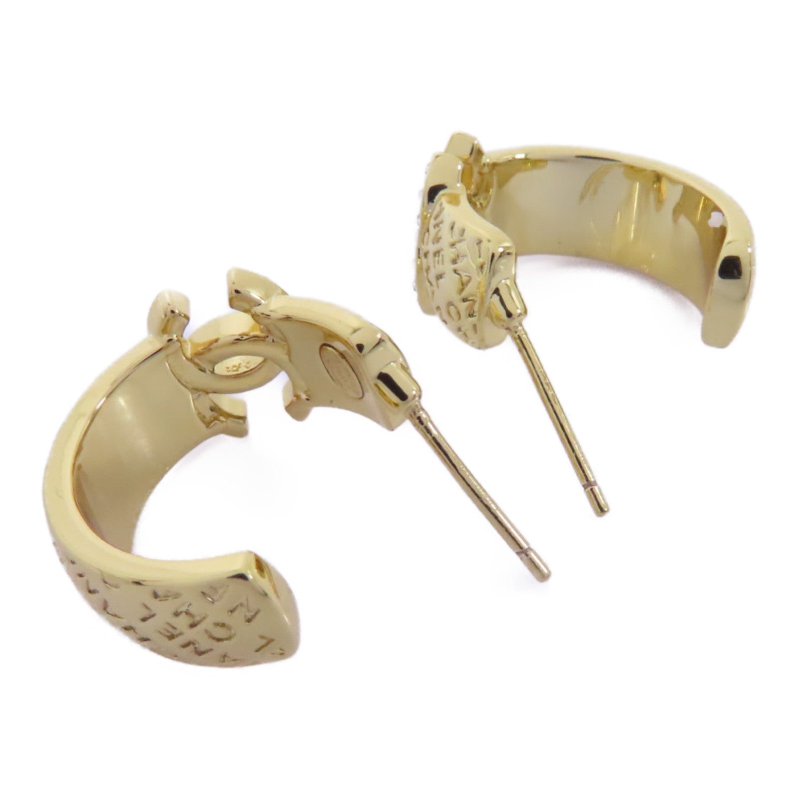 CHANEL 金屬Earrings耳環金色