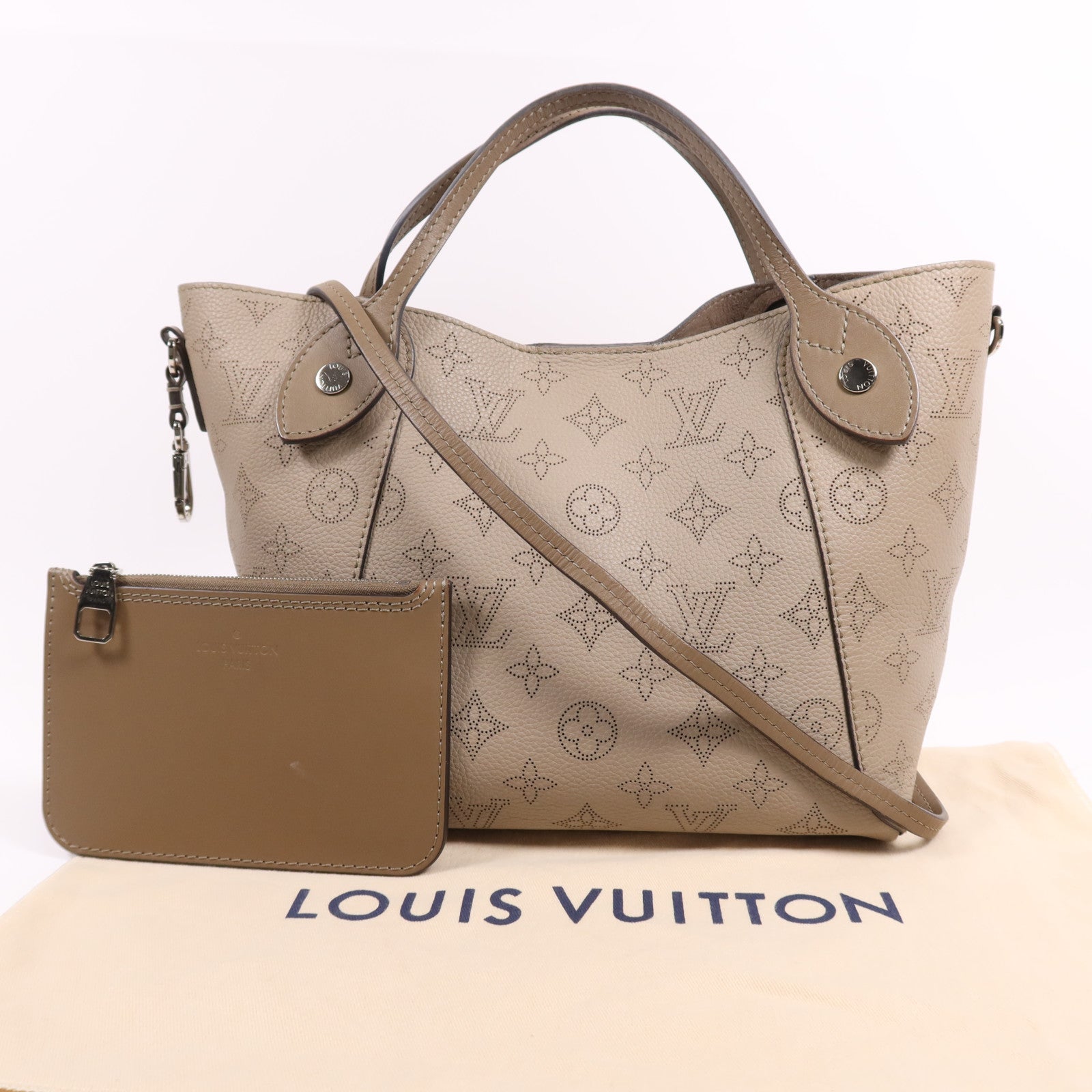 LOUIS VUITTON Mahina Hina PM銀扣手挽肩背兩用袋