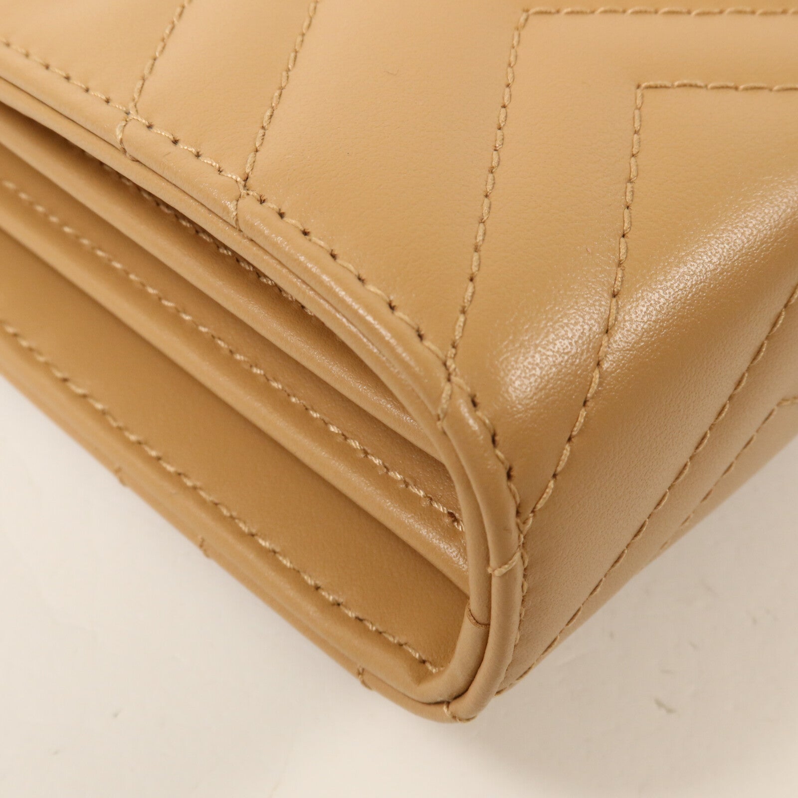 GUCCI 牛皮皮革GG Marmont Wallet on Chain鏈帶肩背袋