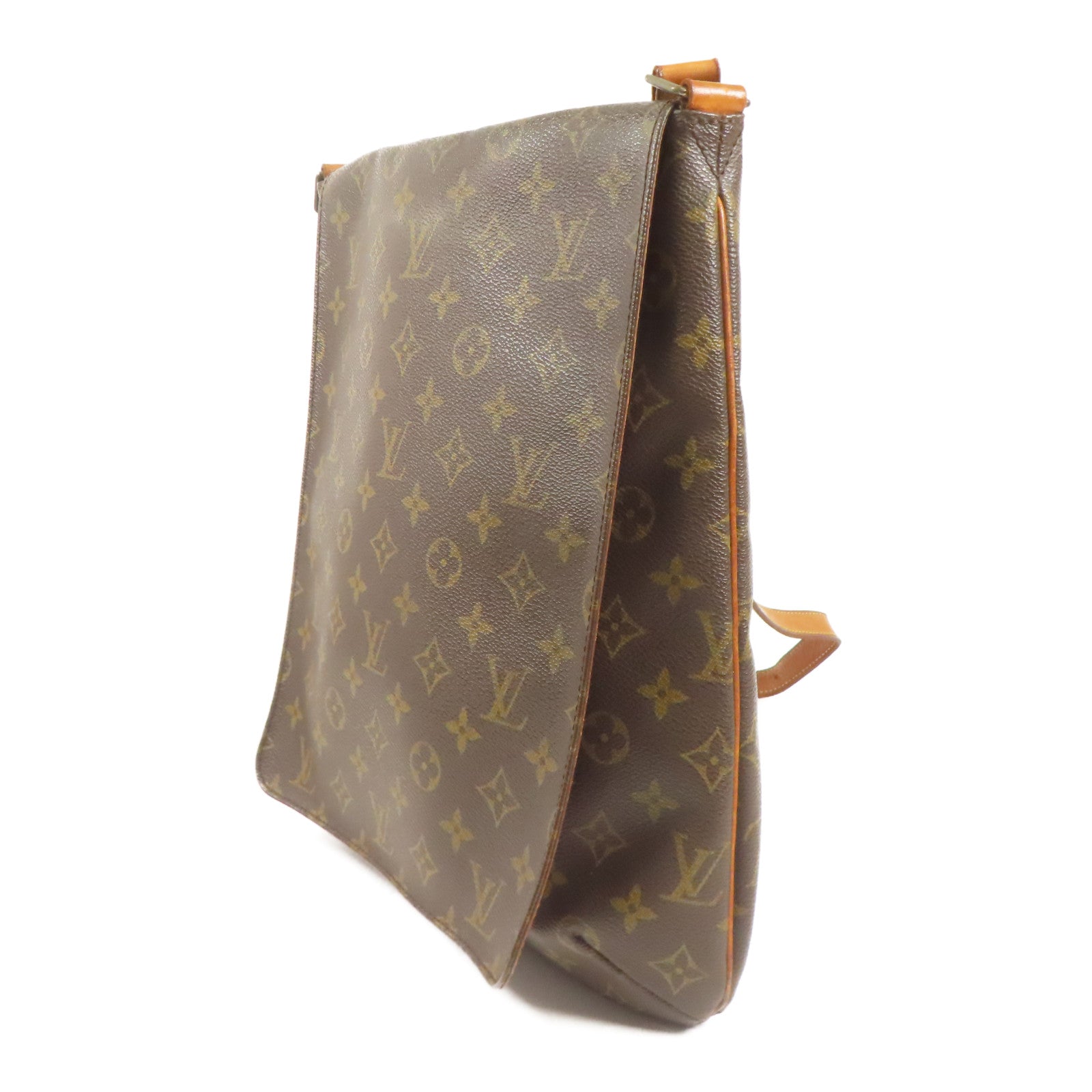 LOUIS VUITTON LV GHW Musette Shoulder Bag M51256 Monogram Brown