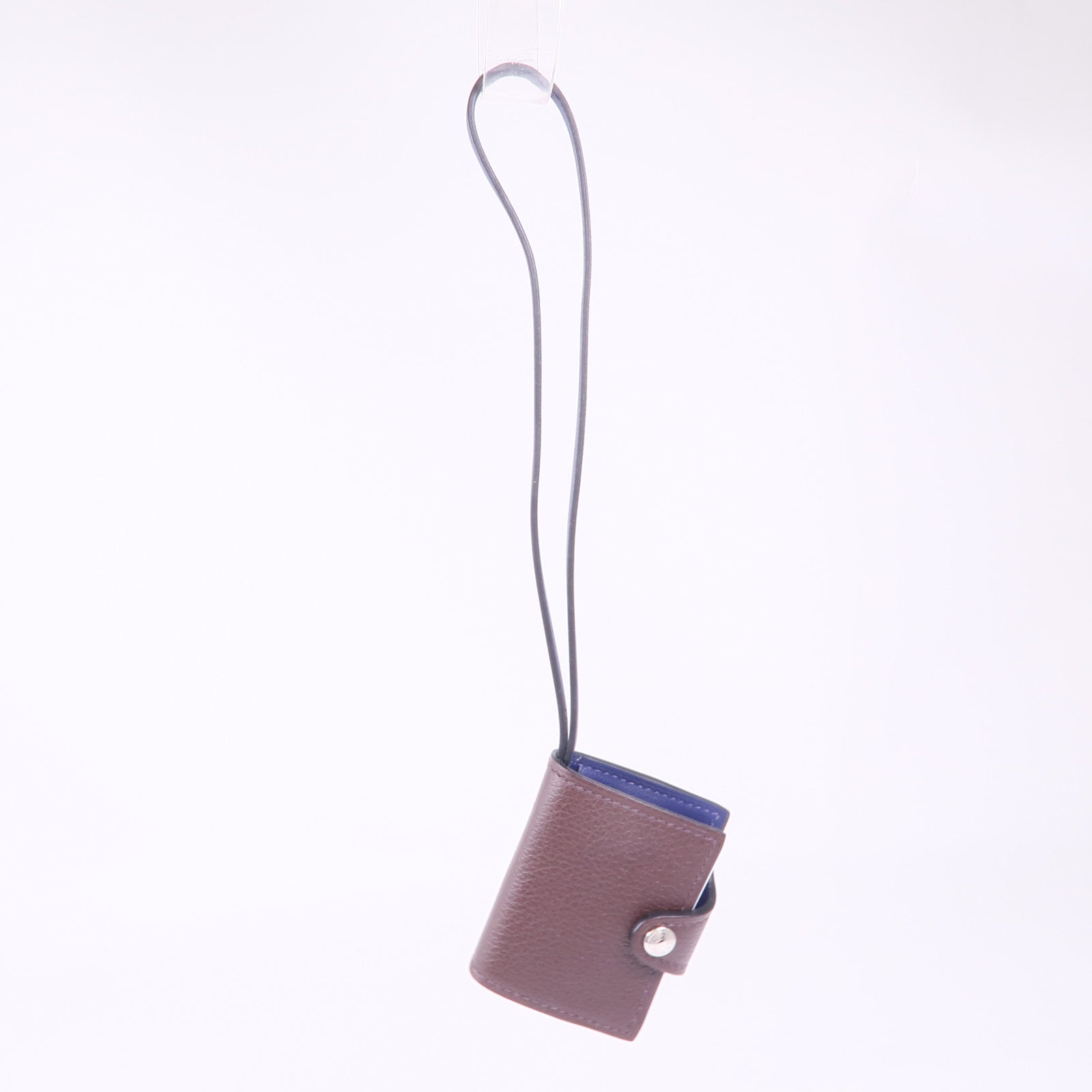 HERMES SHW Ulysse Nano Charm Evercolor Leather Rouge H