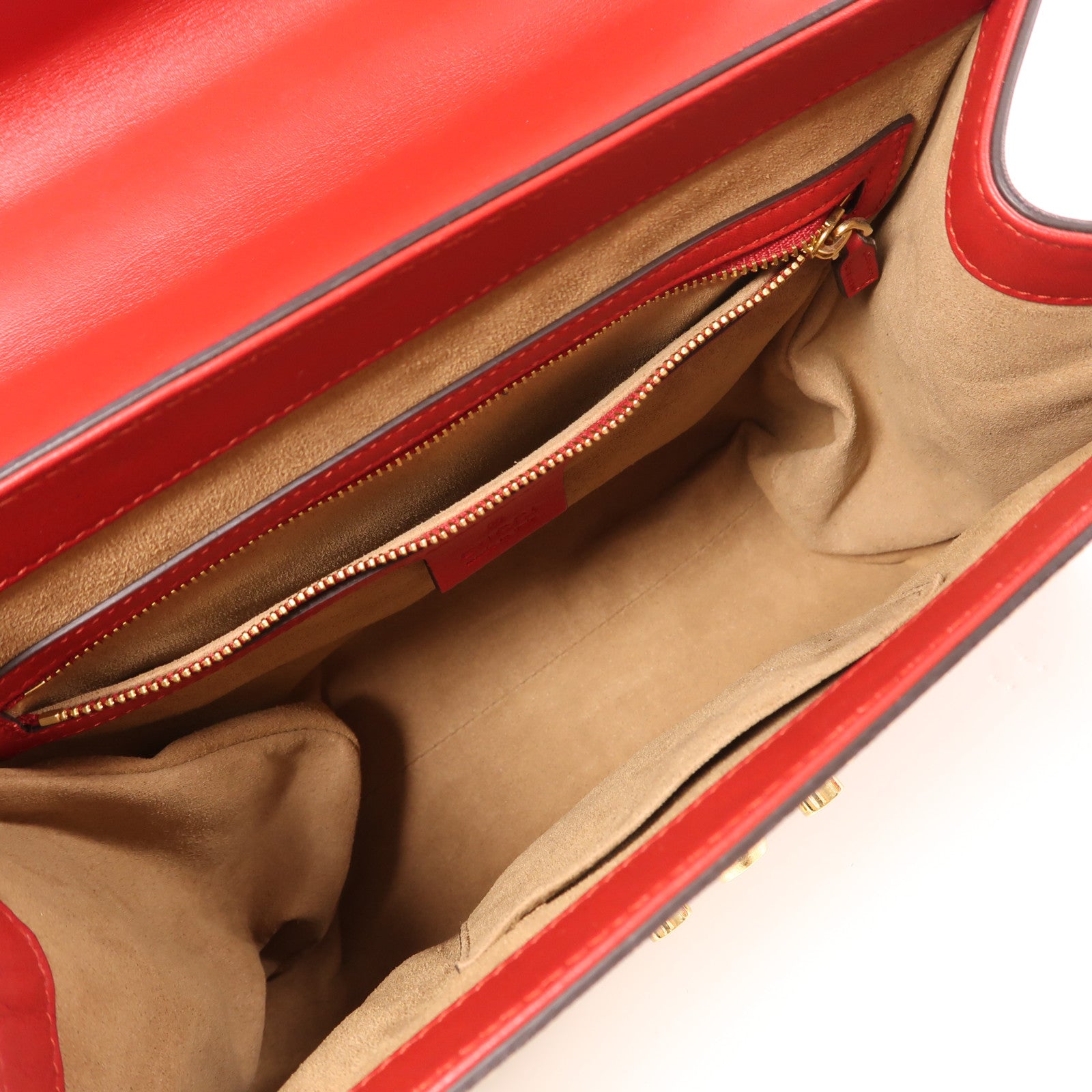 GUCCI 塗層帆布/皮革GG Supreme 2 Way Shoulder Bag金扣手挽肩背兩用袋