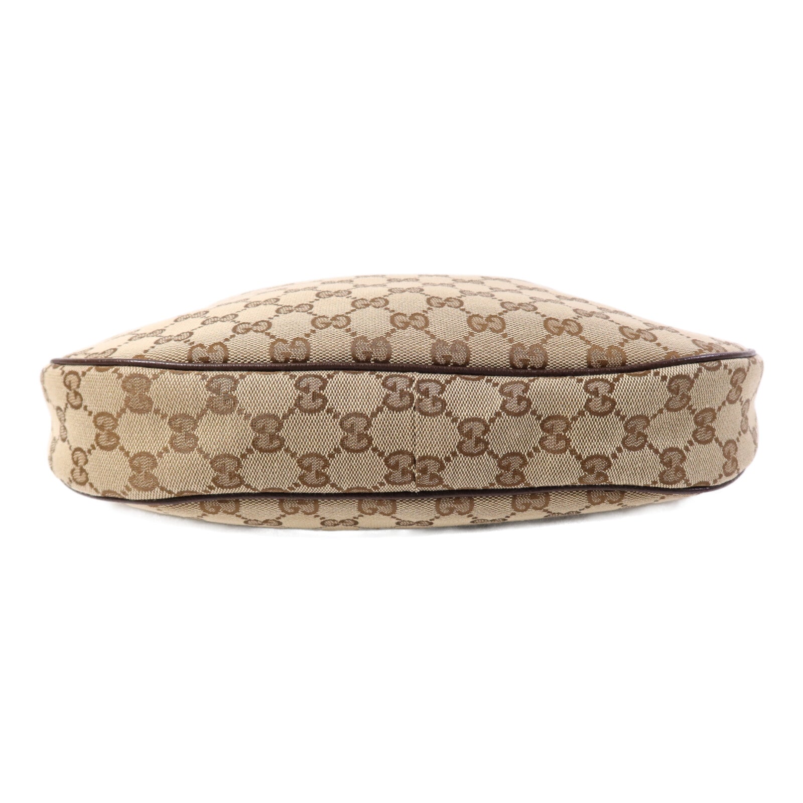 GUCCI 帆布Shoulder Bag銀扣肩背袋