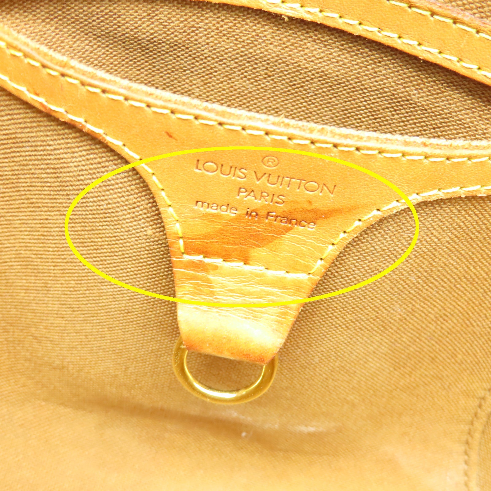 LOUIS VUITTON Monogram Elipse PM金扣手挽袋啡色